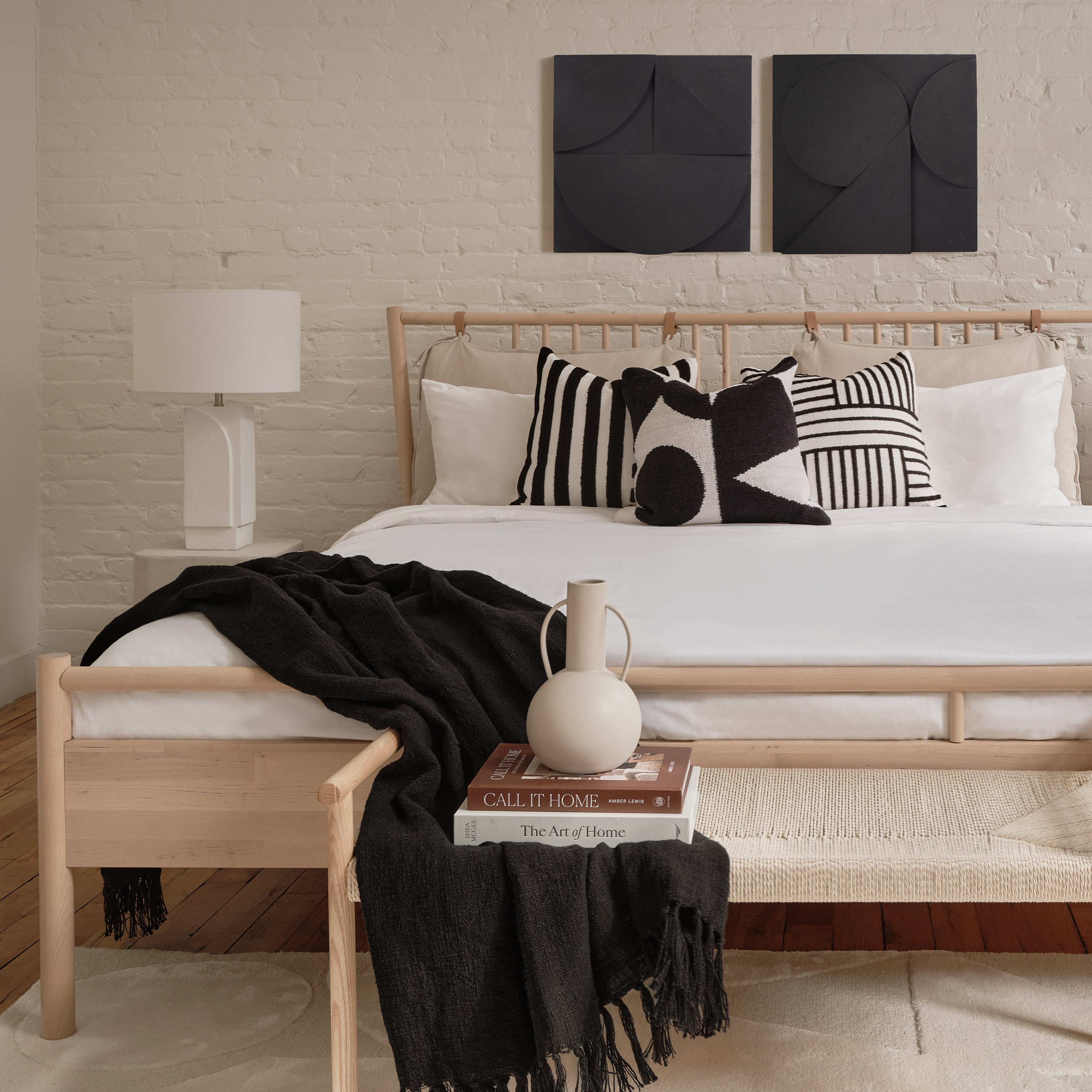 Serino 24" Wide Wall Decor, Black-Wall Art-DECOROLALA