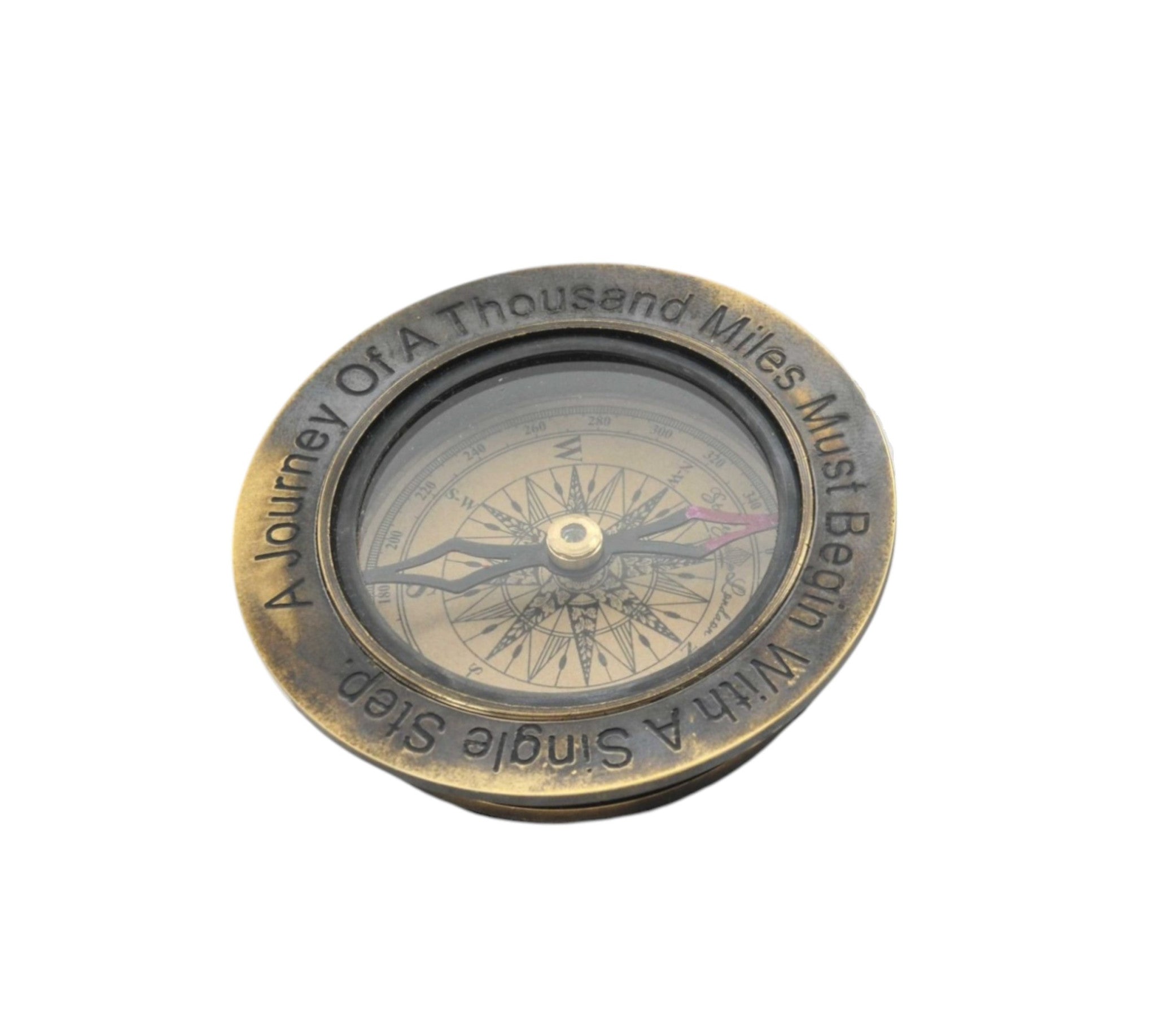 Set Of 2 100 Year Calendar And Compass Quote-Sculptures-DECOROLALA