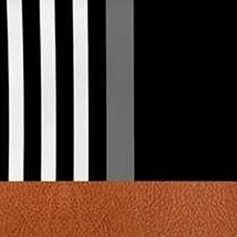 Set Of 4 Brown And Black Printed Pillow Covers-Accent Throw Pillows-DECOROLALA