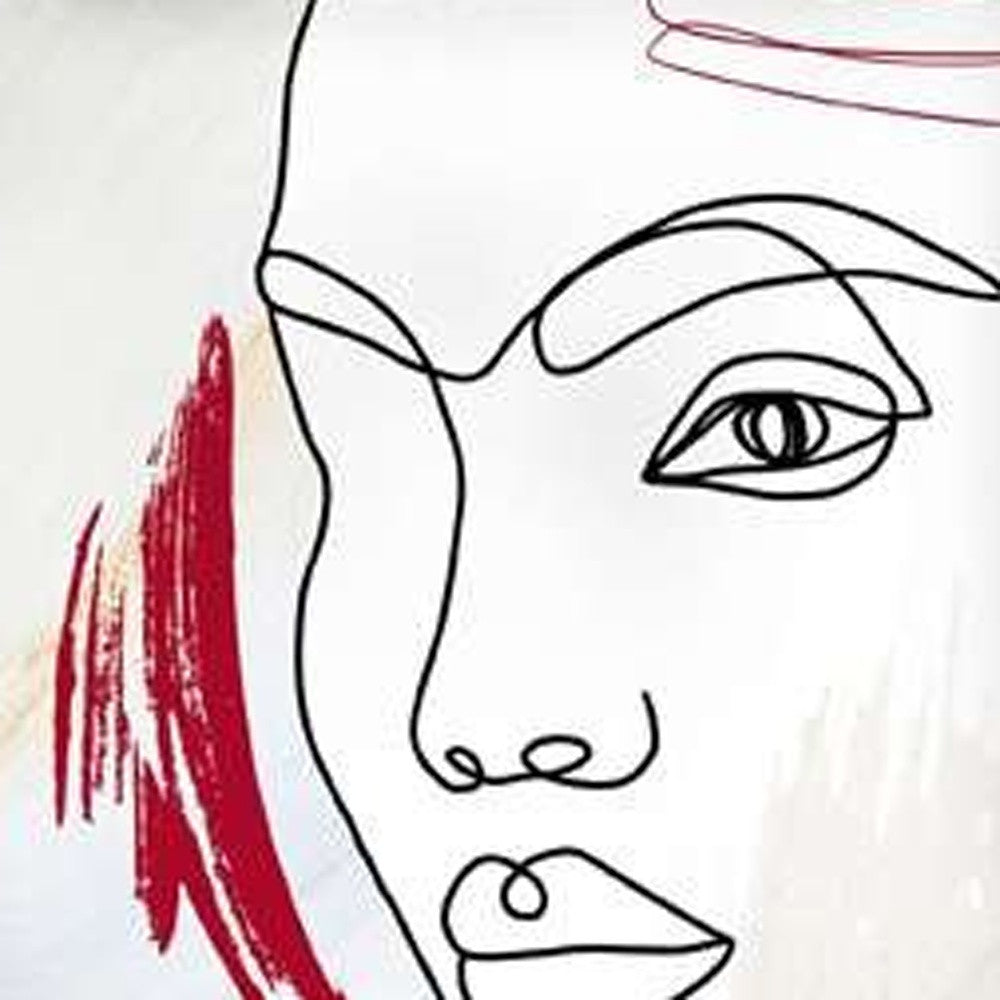 Set Of 4 Ivory Printed Boho Chic Pillow Covers-Accent Throw Pillows-DECOROLALA