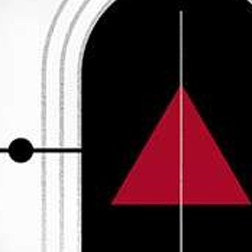 Set Of 4 Red Geometric Printed Pillow Covers-Accent Throw Pillows-DECOROLALA