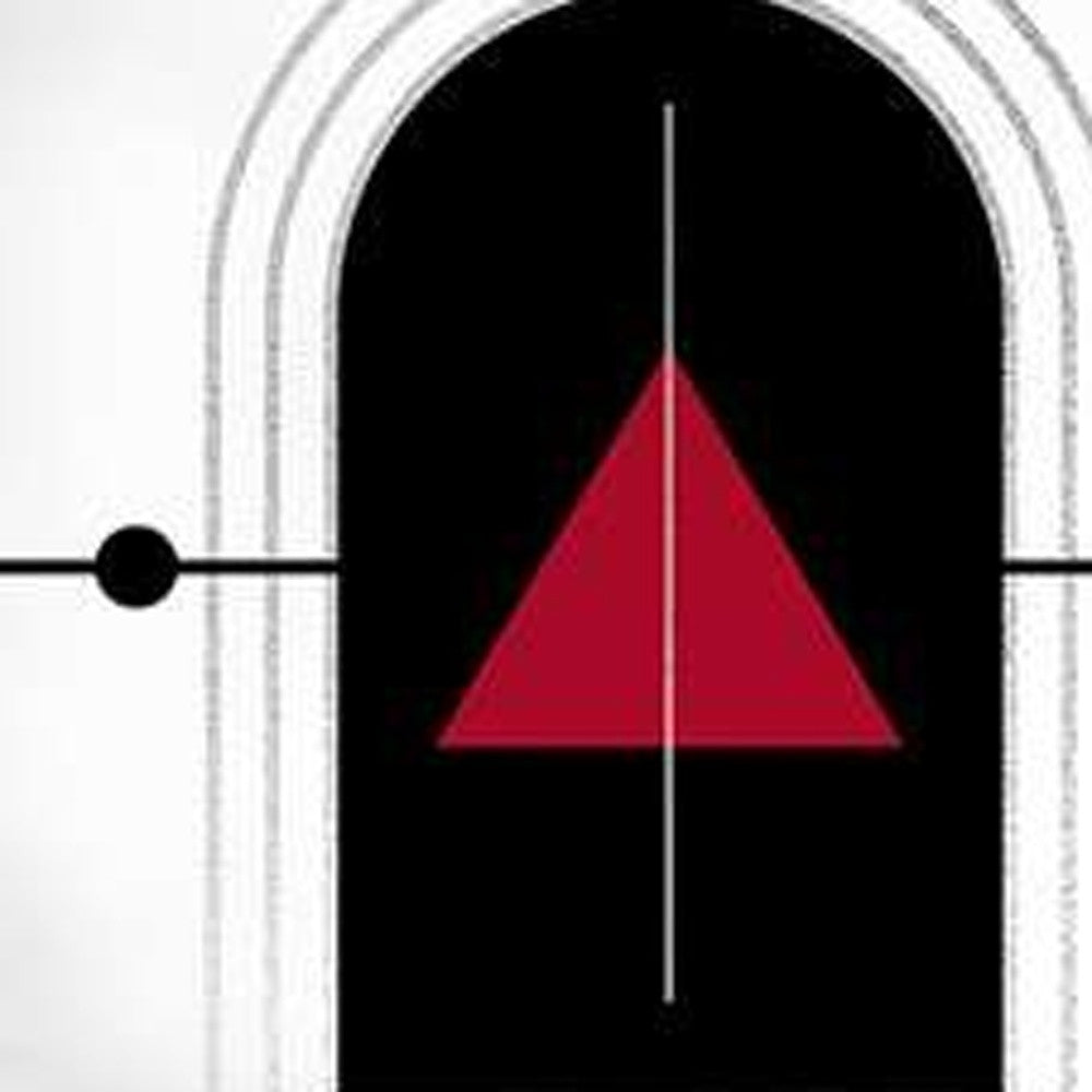 Set Of 4 Red Geometric Printed Pillow Covers-Accent Throw Pillows-DECOROLALA