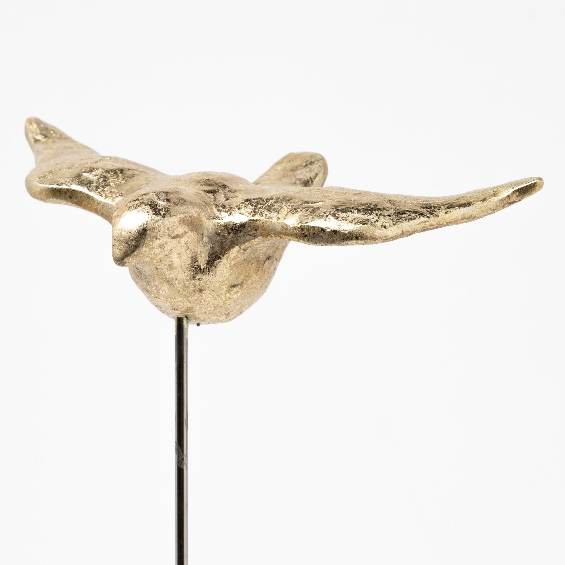 Set Of Three Gold Bird Sculptures-Sculptures-DECOROLALA