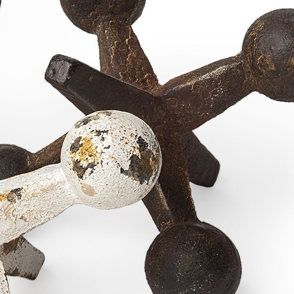 Set Of Three Iron Jack Sculptures-Sculptures-DECOROLALA