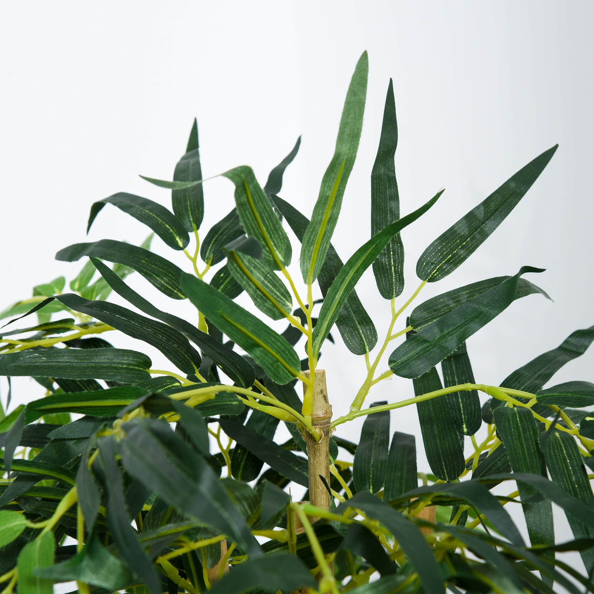 Set of 2 Artificial Bamboo Trees - 5ft Potted Green Plants-DECOROLALA