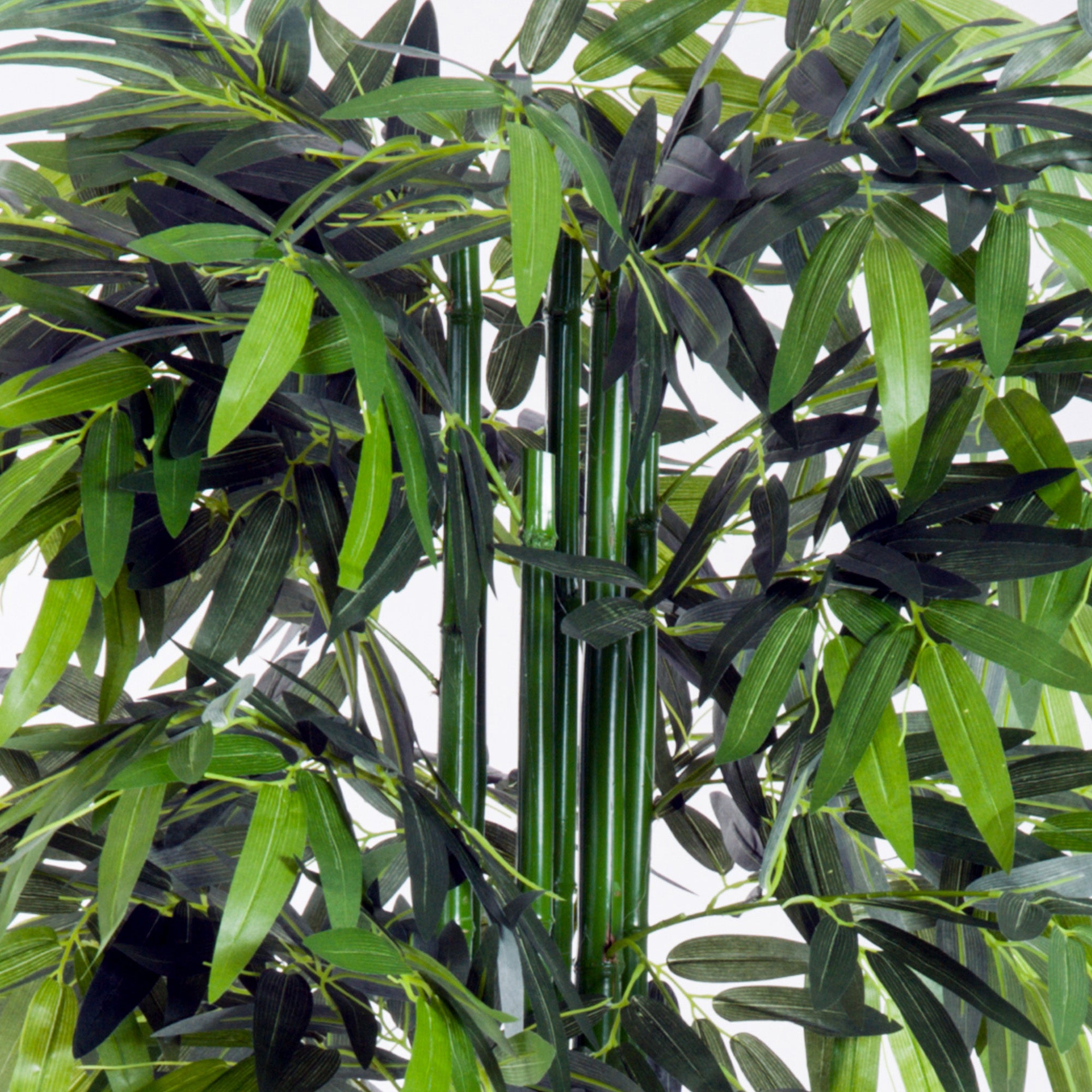 Set of 2 Artificial Bamboo Trees - 6FT Green Faux Plants-DECOROLALA