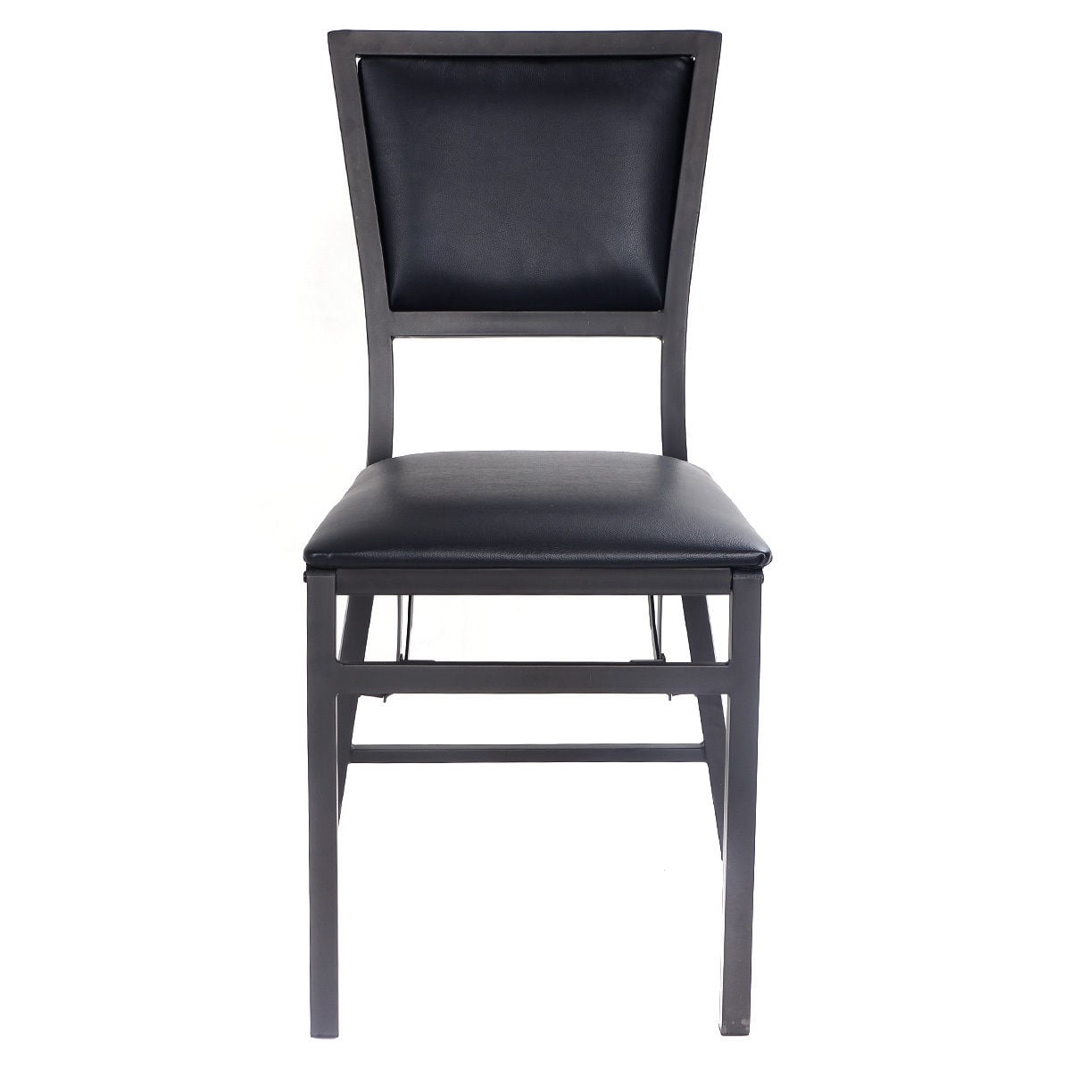 Set of 2 Metal Folding Dining Chair with Space Saving Design-Dining Chairs-DECOROLALA