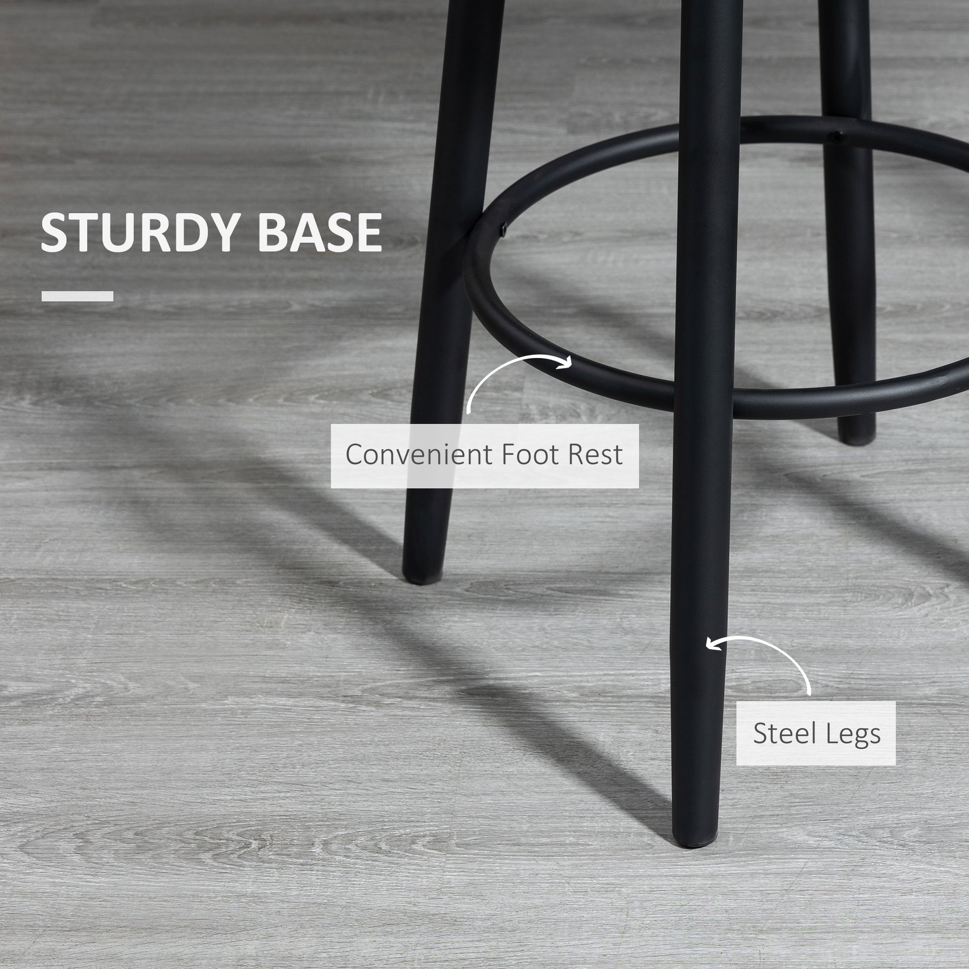 Set of 2 Swivel Bar Stools - Light Grey Linen 42"H-DECOROLALA