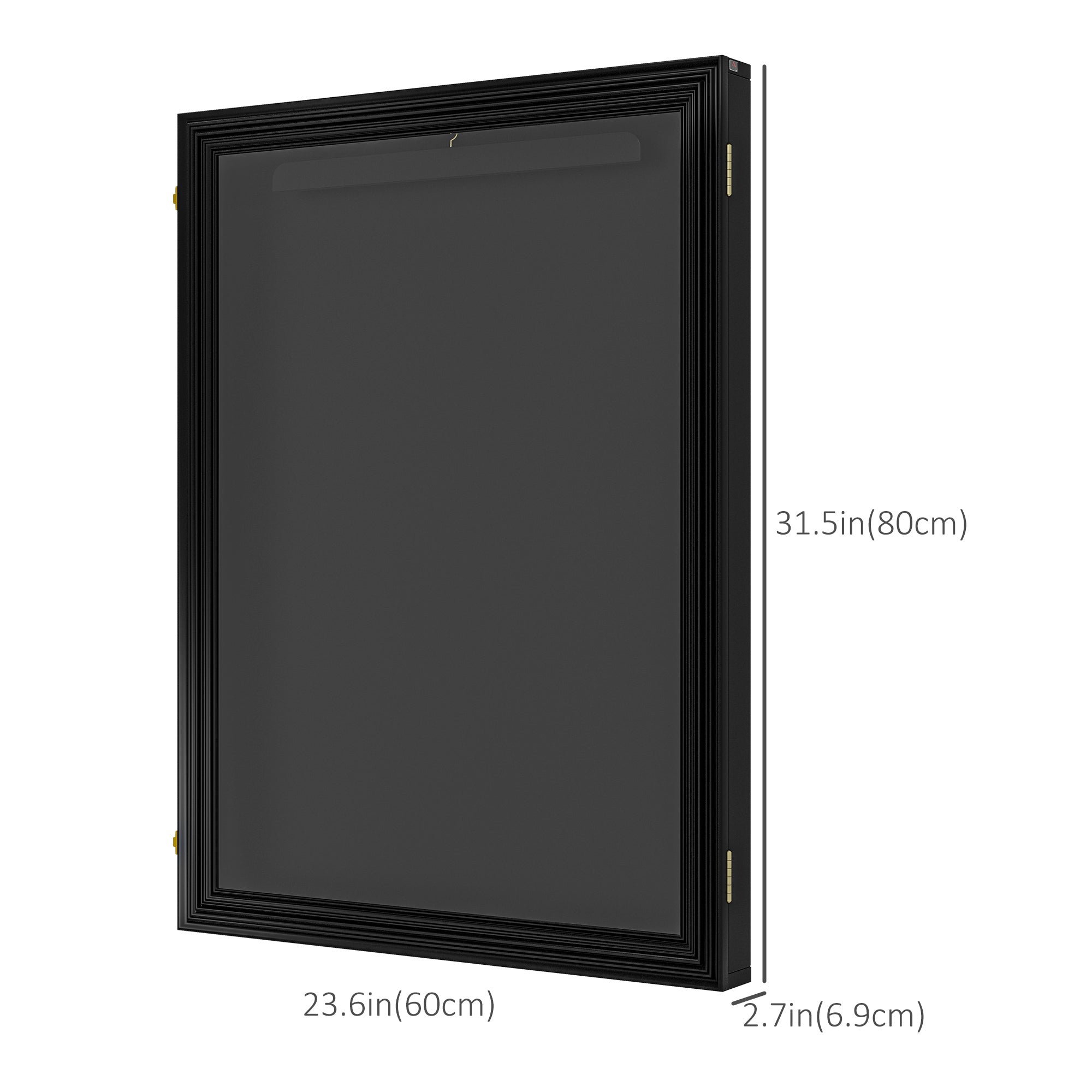 Set of 3 Jersey Display Cases - Black 23.5" x 31.5"-DECOROLALA