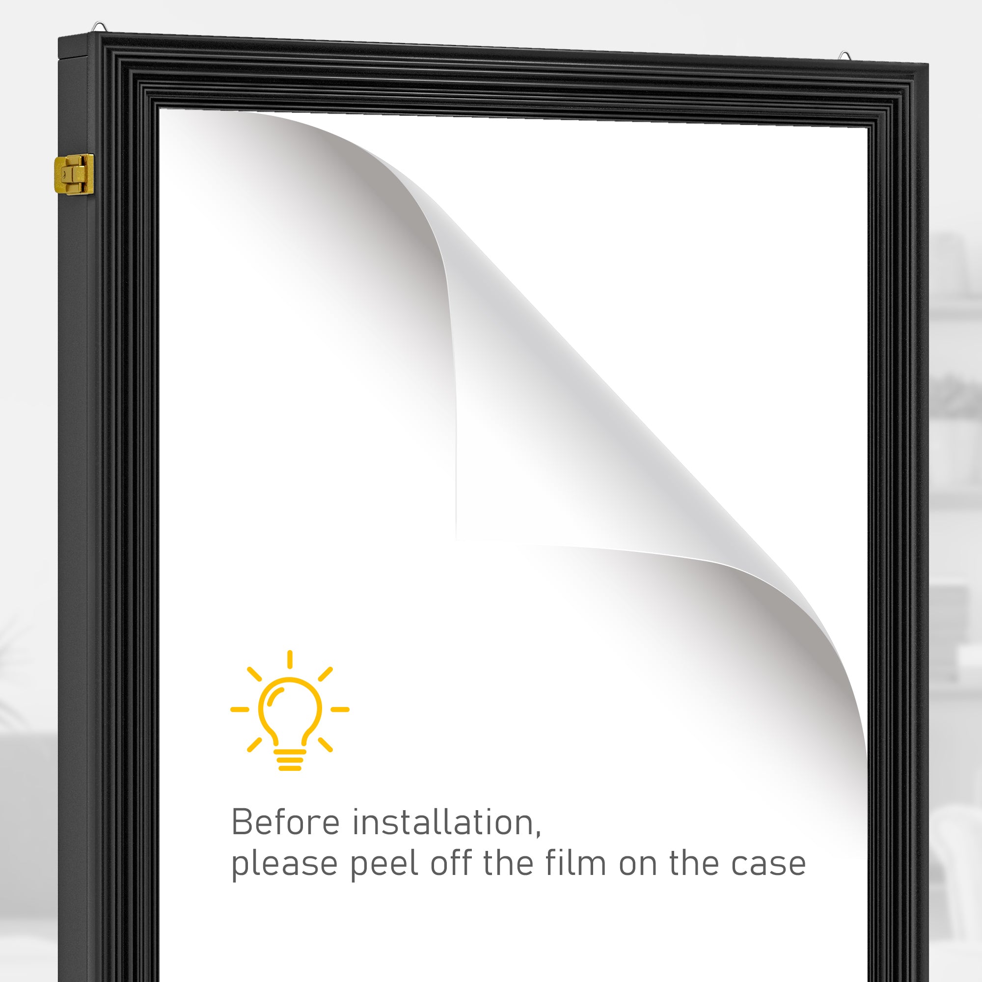 Set of 3 Jersey Display Cases - Black 23.5" x 31.5"-DECOROLALA