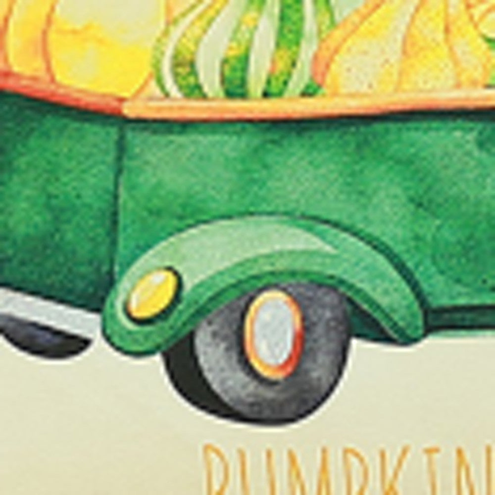 Set of Four 12" X 20" Green And White Fabric Lumbar Throw Pillow Covers-Accent Throw Pillows-DECOROLALA