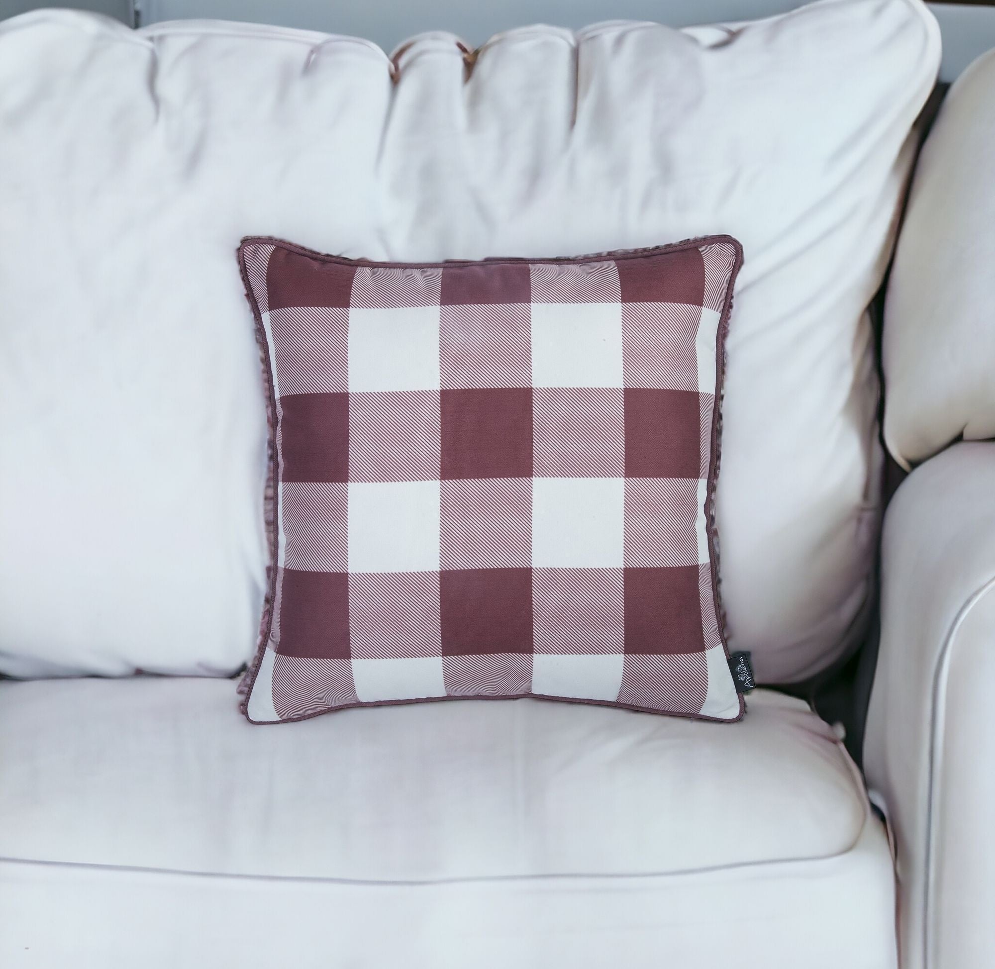 Set of Four 18" X 18" Orange and White Thanksgiving Polyester Pillow Covers-Accent Throw Pillows-DECOROLALA