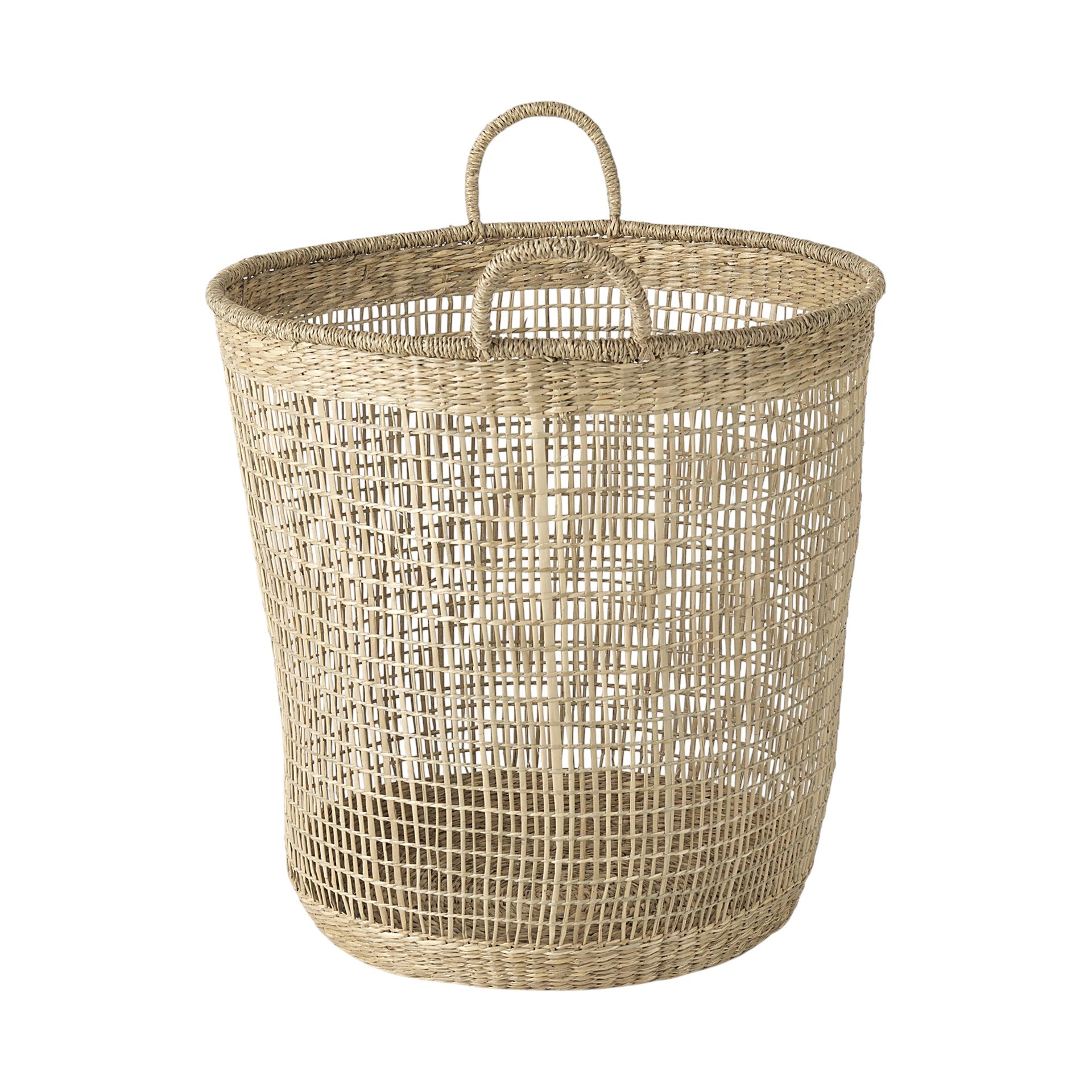 Set of Three Natural Wicker Basket-Organizers-DECOROLALA