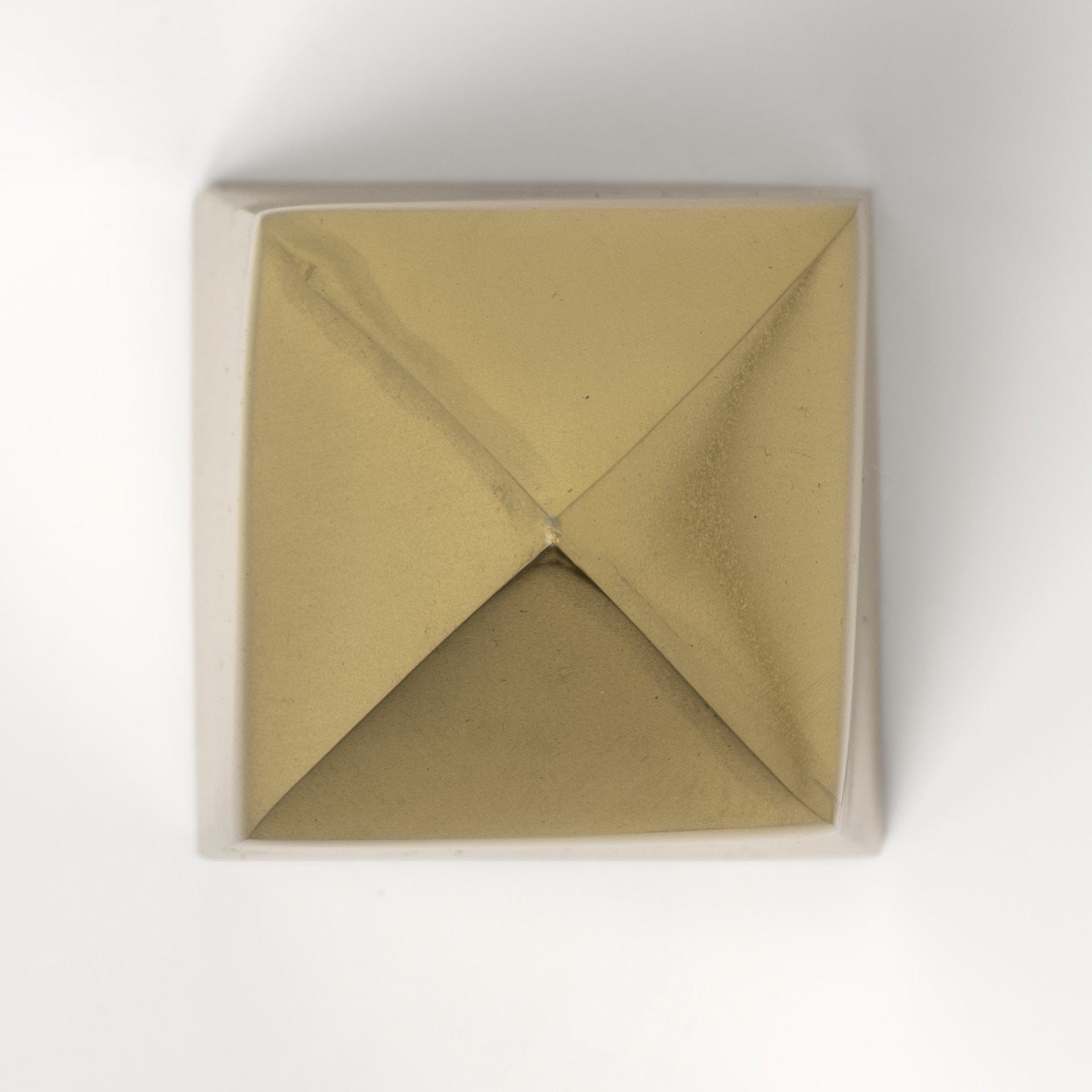 Set of Two 11" Gold Metal Tabletop Sculpture-Sculptures-DECOROLALA