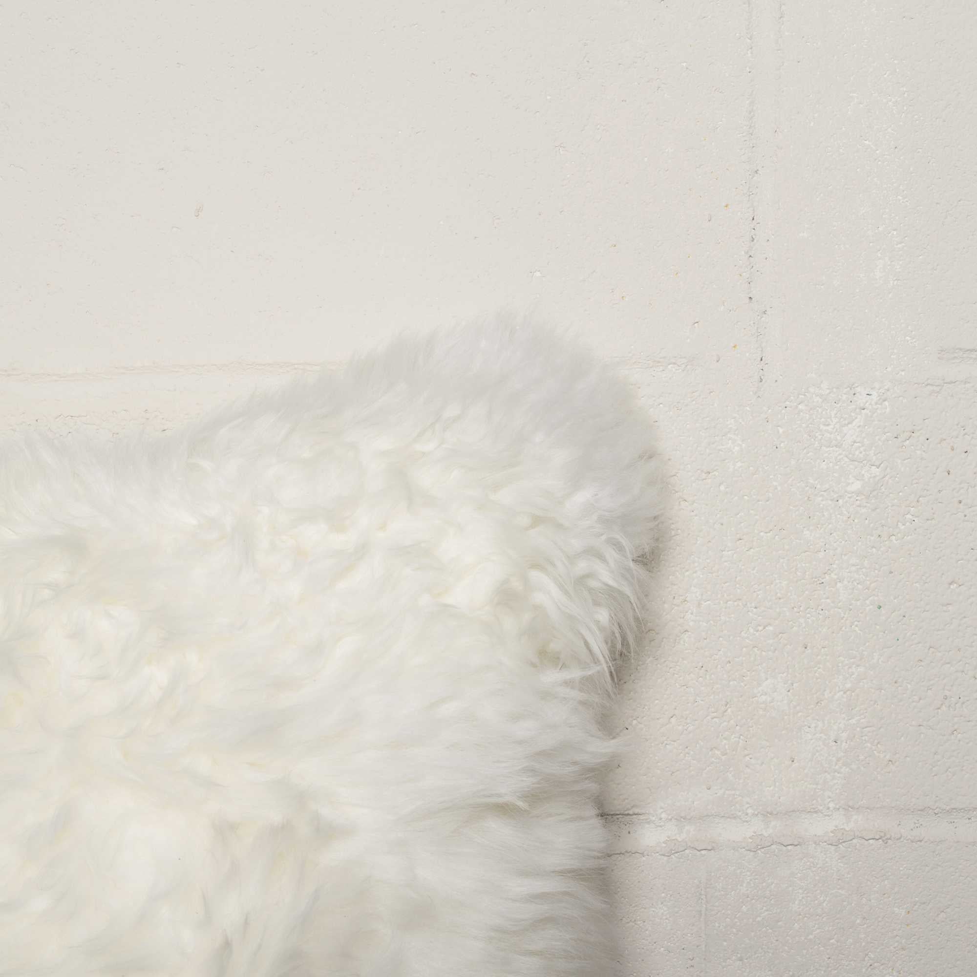 Set of Two 18" Natural Sheepskin Throw Pillows-Accent Throw Pillows-DECOROLALA