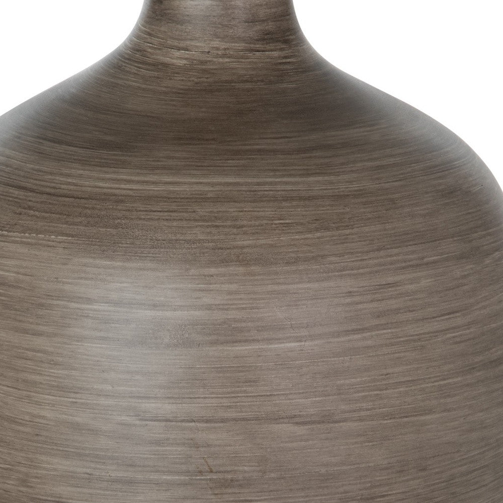 Set of Two 28" Black Table Lamp With White Empire Shade-Table Lamps-DECOROLALA