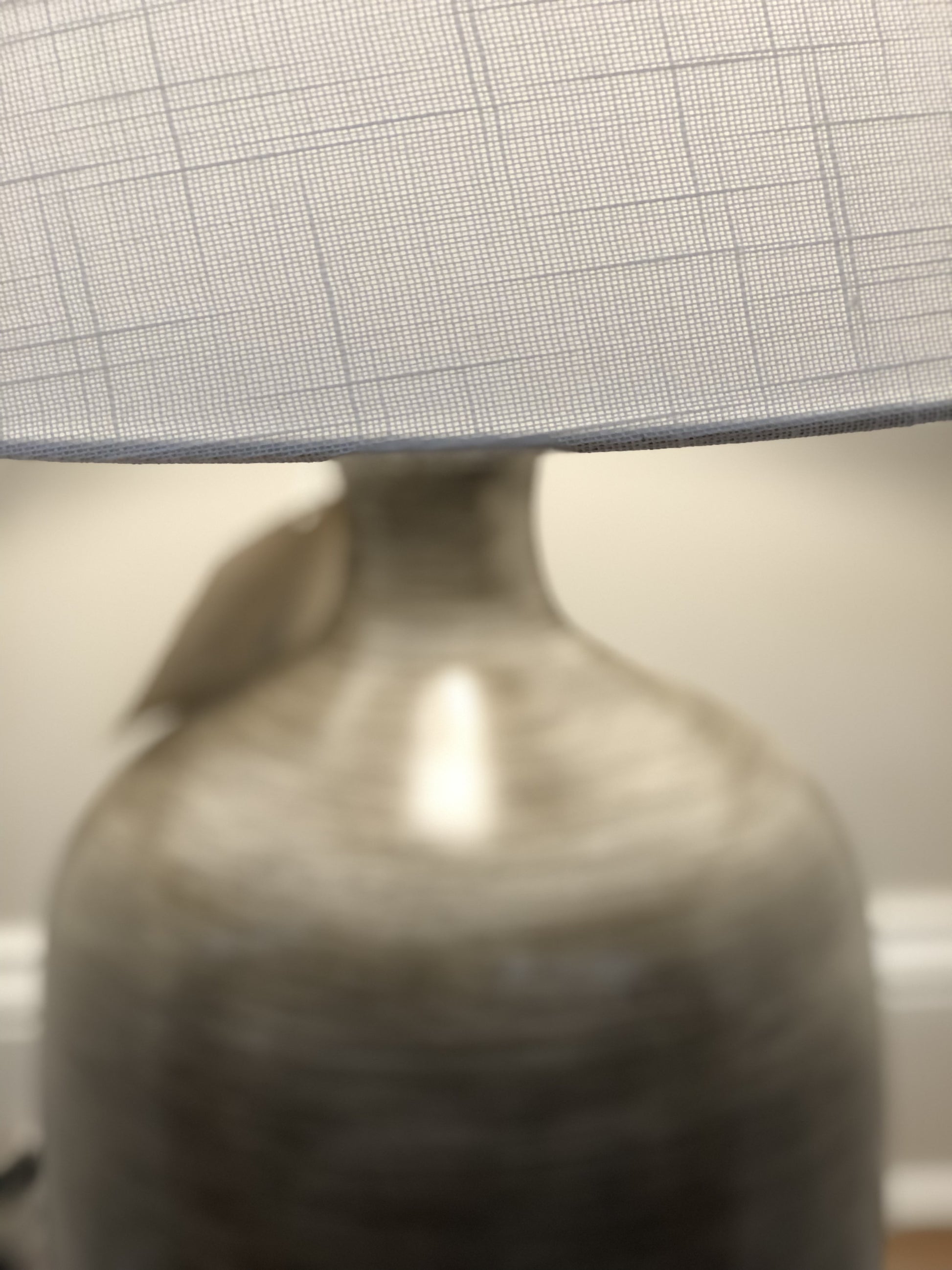 Set of Two 28" Black Table Lamp With White Empire Shade-Table Lamps-DECOROLALA