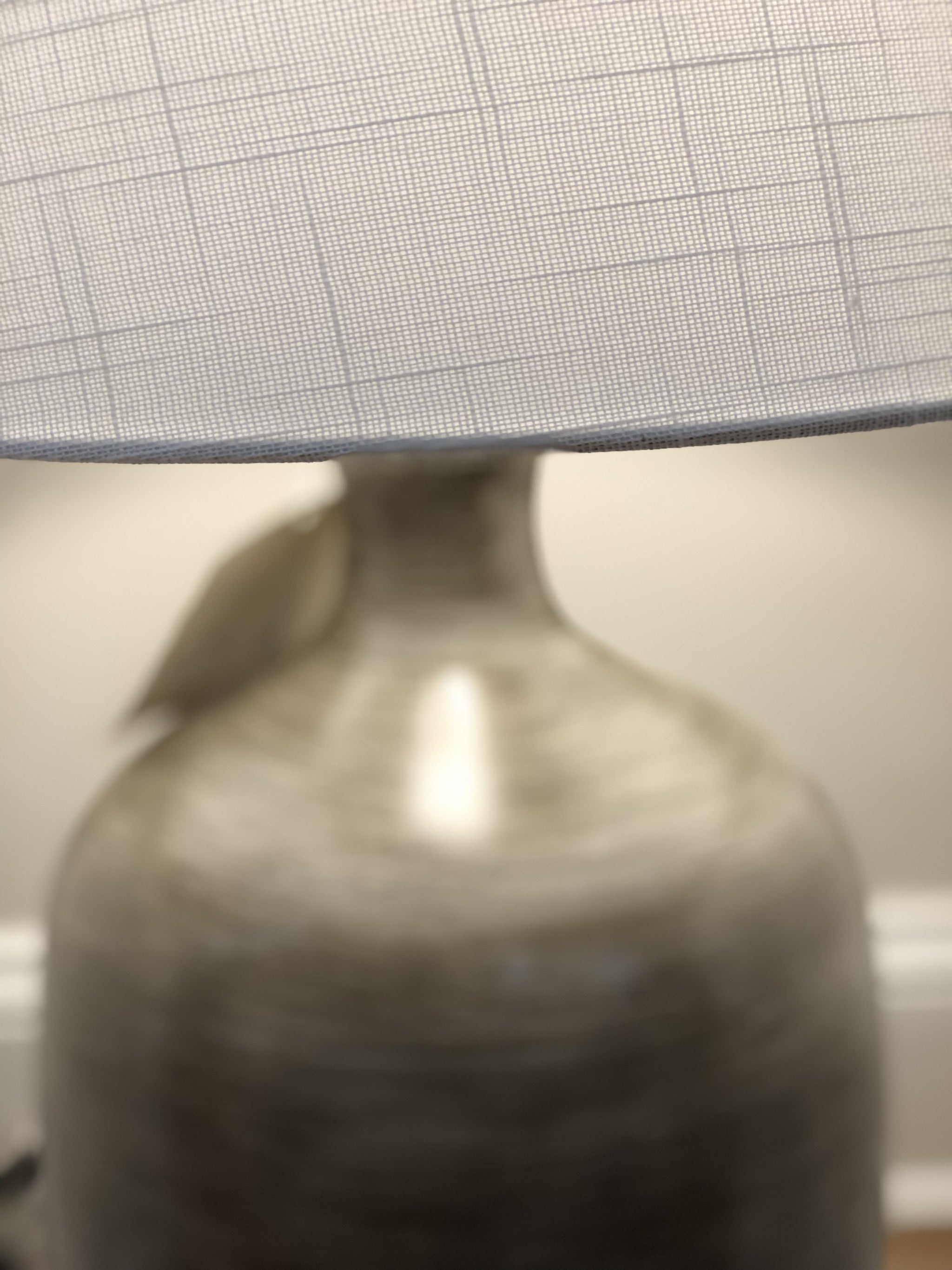 Set of Two 28" Black Table Lamp With White Empire Shade-Table Lamps-DECOROLALA