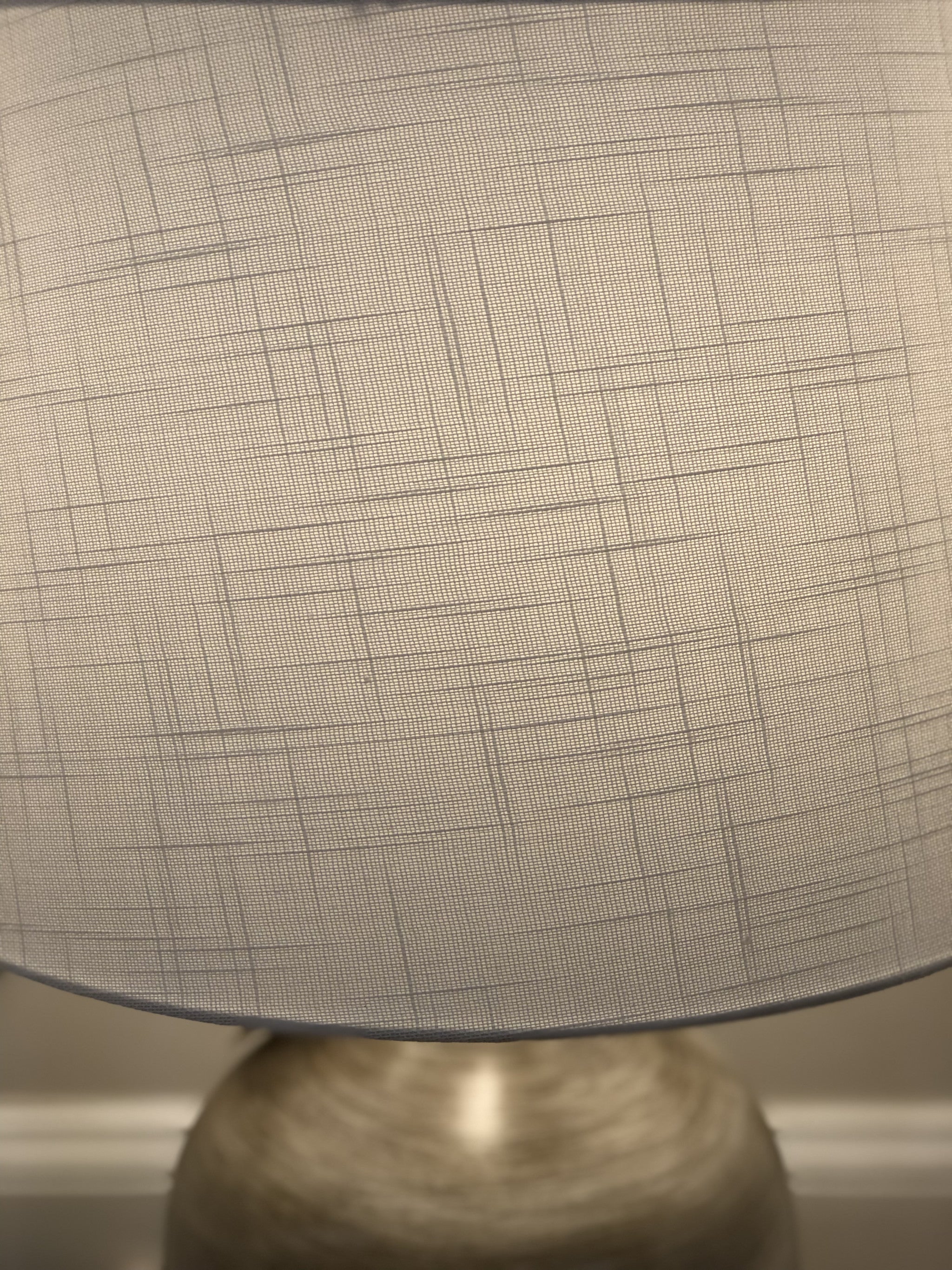 Set of Two 28" Black Table Lamp With White Empire Shade-Table Lamps-DECOROLALA