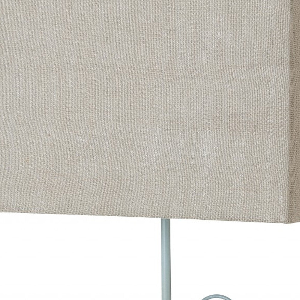 Set of Two 28" Blue Coastal Anchor Table Lamps With Beige Shade-Table Lamps-DECOROLALA