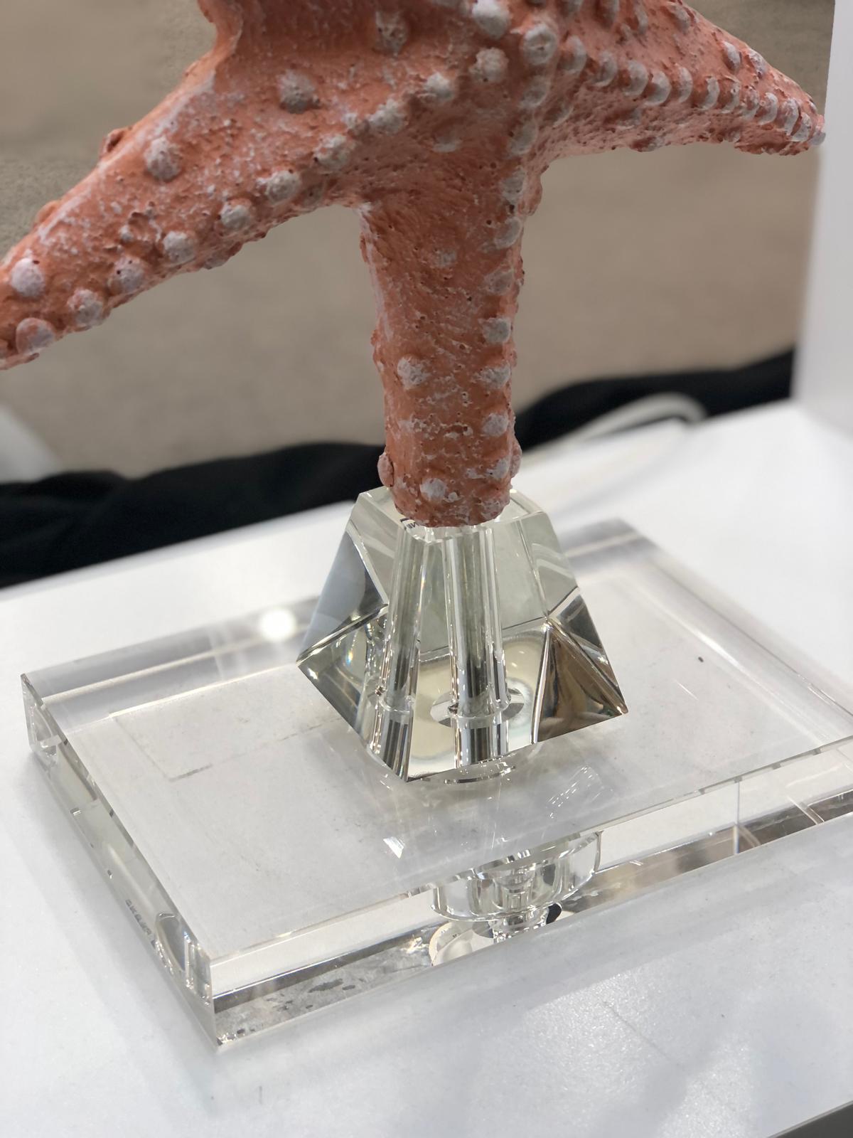 Set of Two 28" Clear Table Lamp With White Drum Shade-Table Lamps-DECOROLALA