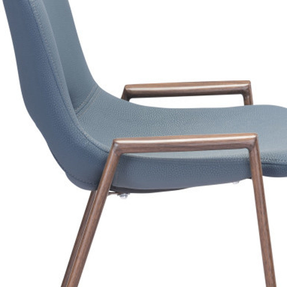 Set of Two 29" Gray And Brown Steel Low Back Bar Height Bar Chairs-Bar Chairs-DECOROLALA