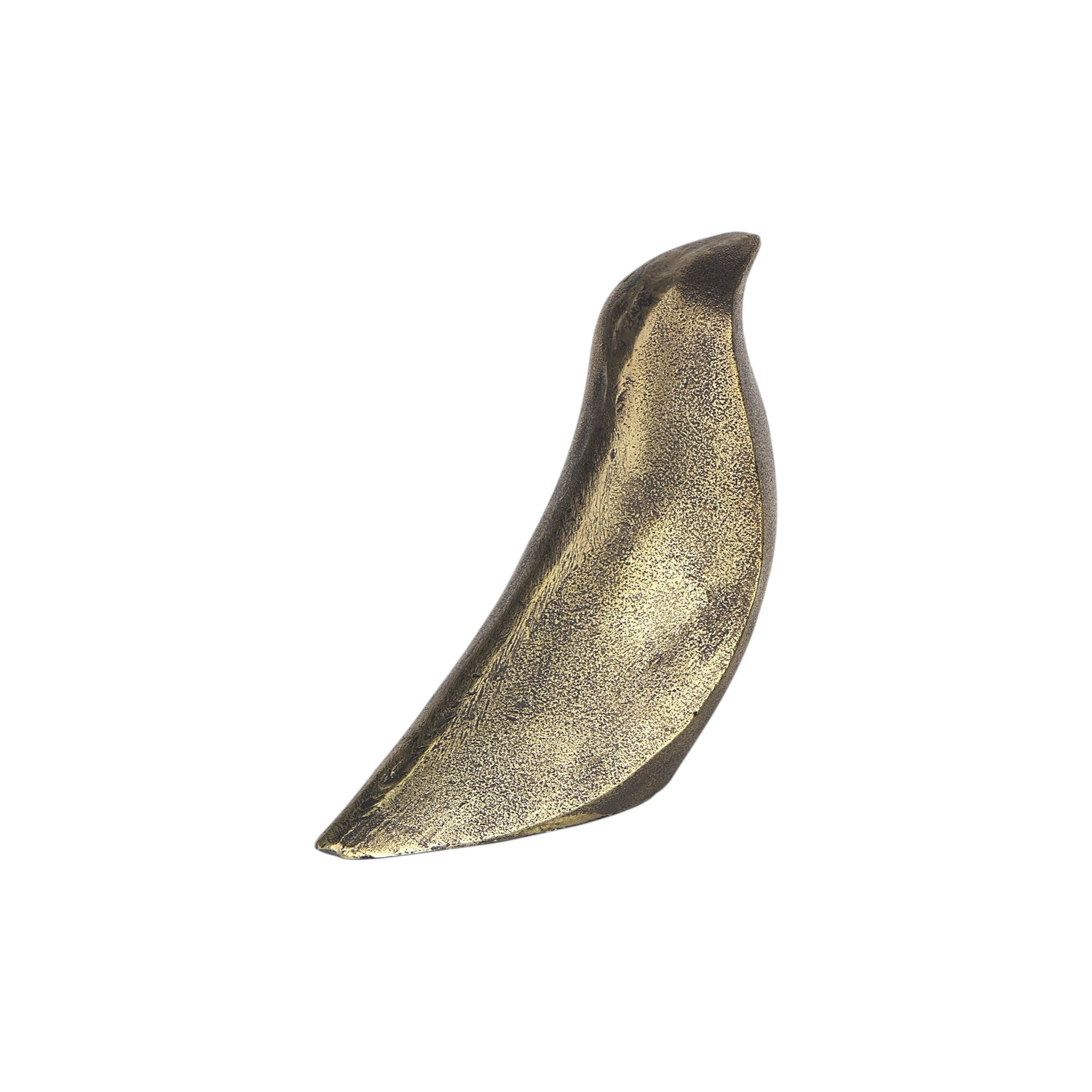 Set of Two 3" Gold Metal Bird Decorative Bookends-Sculptures-DECOROLALA