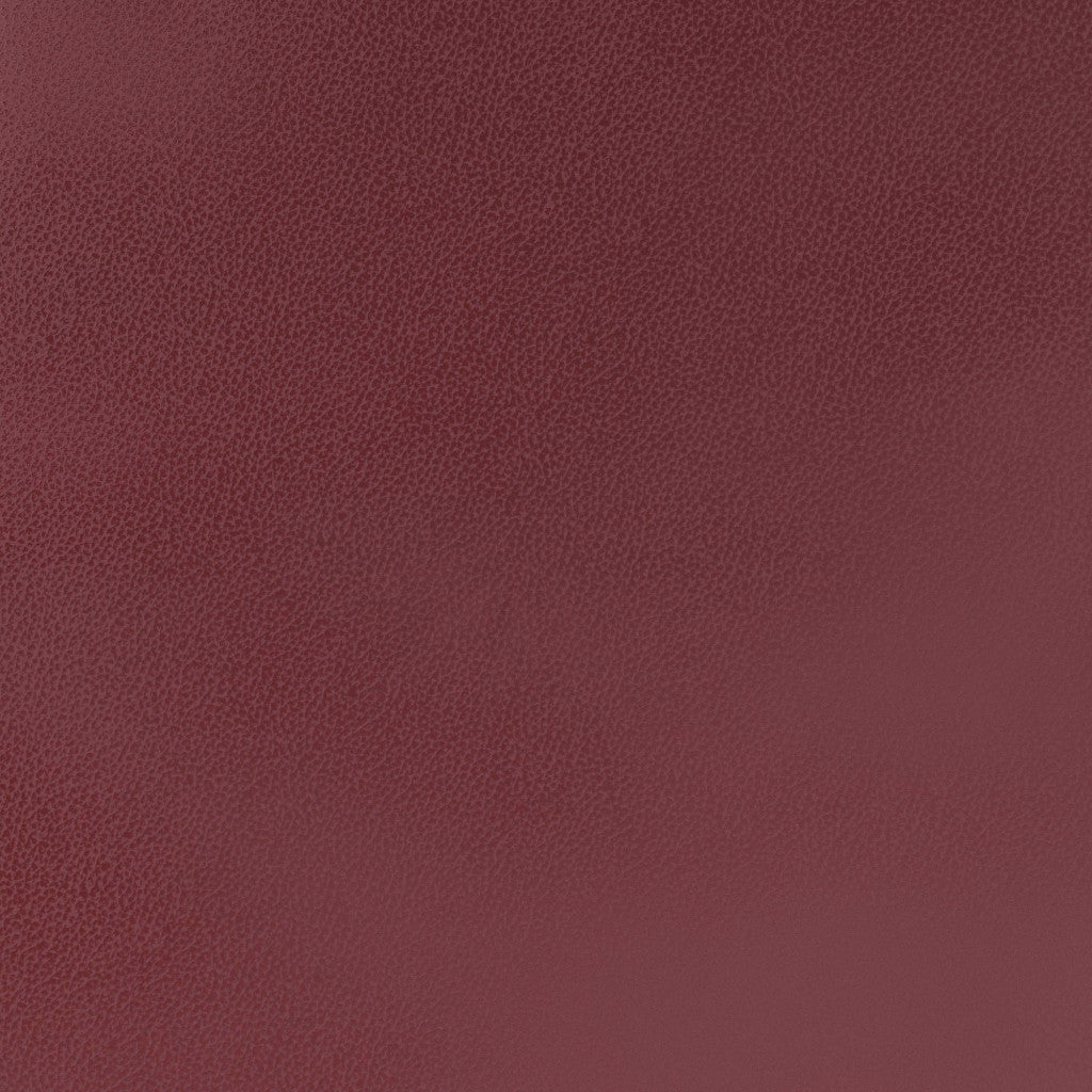 Set of Two 31" Burgundy And Gold Steel Backless Bar Height Bar Chairs-Bar Chairs-DECOROLALA