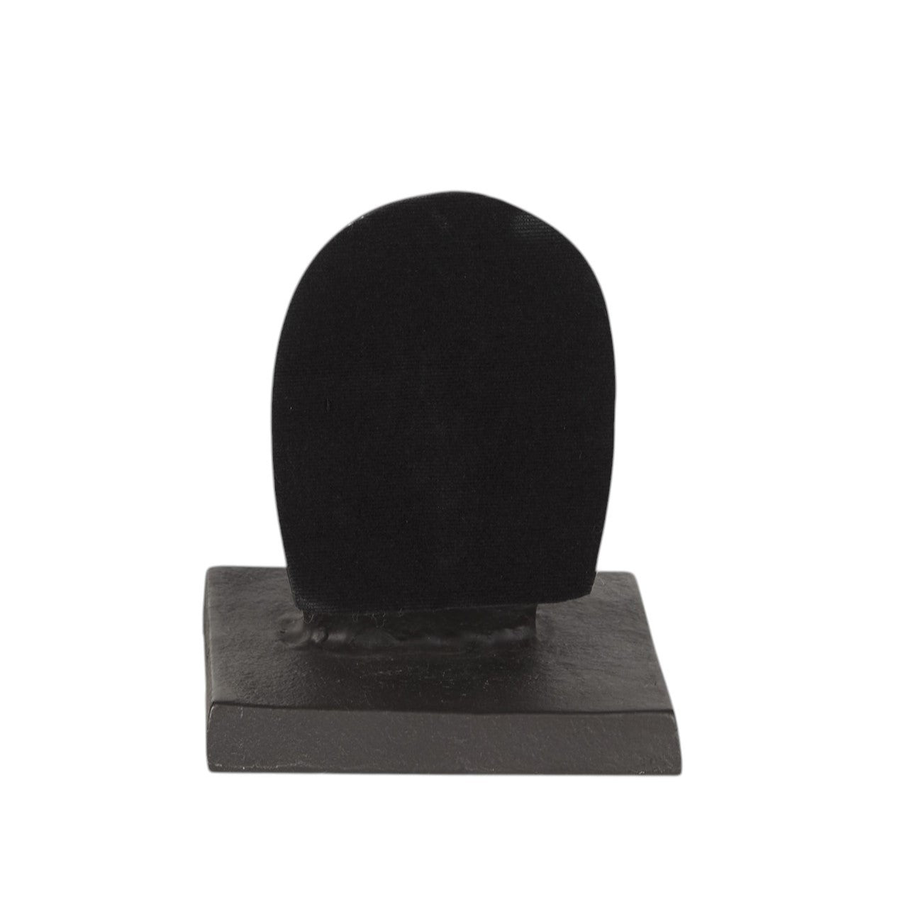 Set of Two 6" Black Metal Bull Decorative Bookends-Sculptures-DECOROLALA