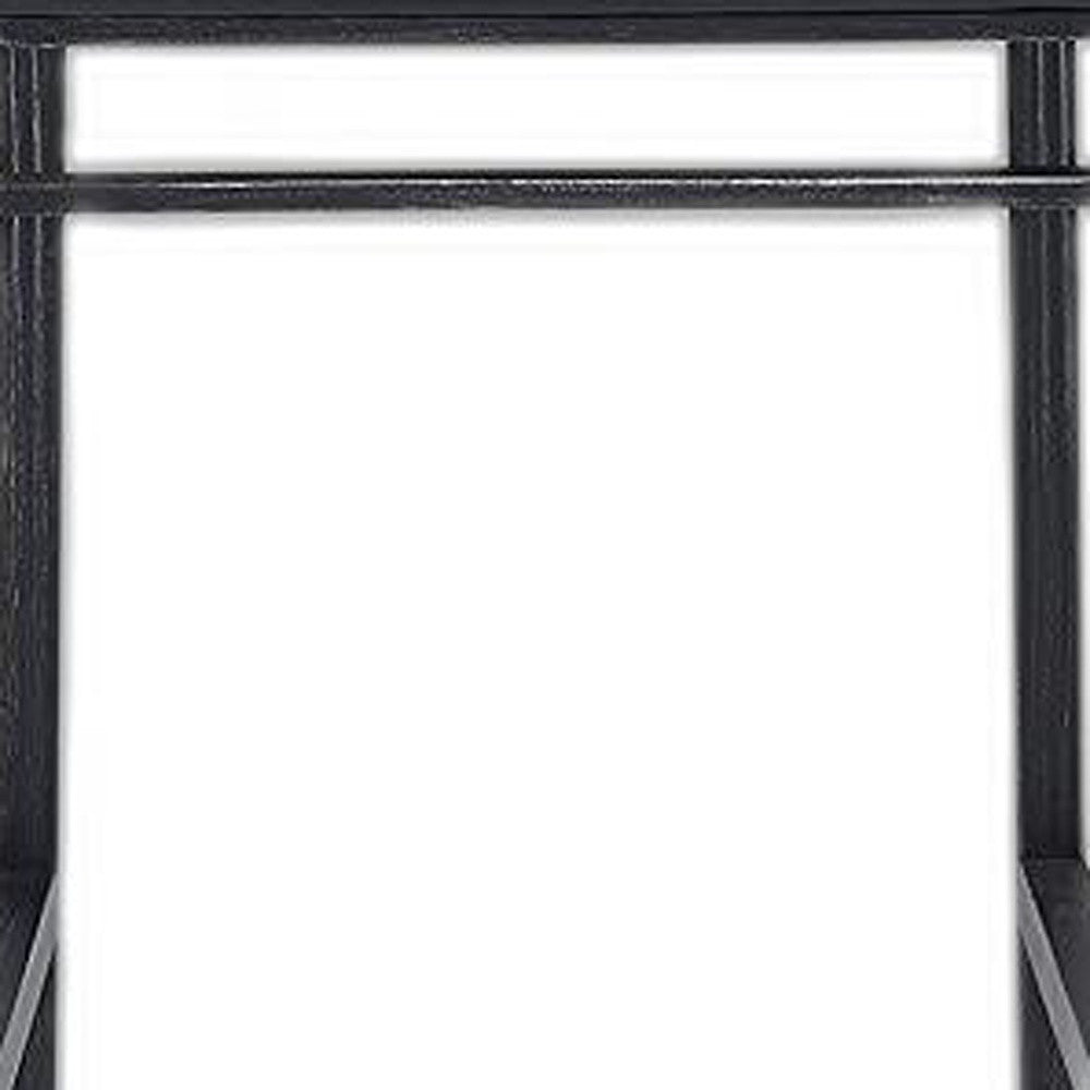 Set of Two " Black Iron Bar Chairs-Bar Chairs-DECOROLALA