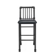 Set of Two " Black Iron Bar Chairs-Bar Chairs-DECOROLALA