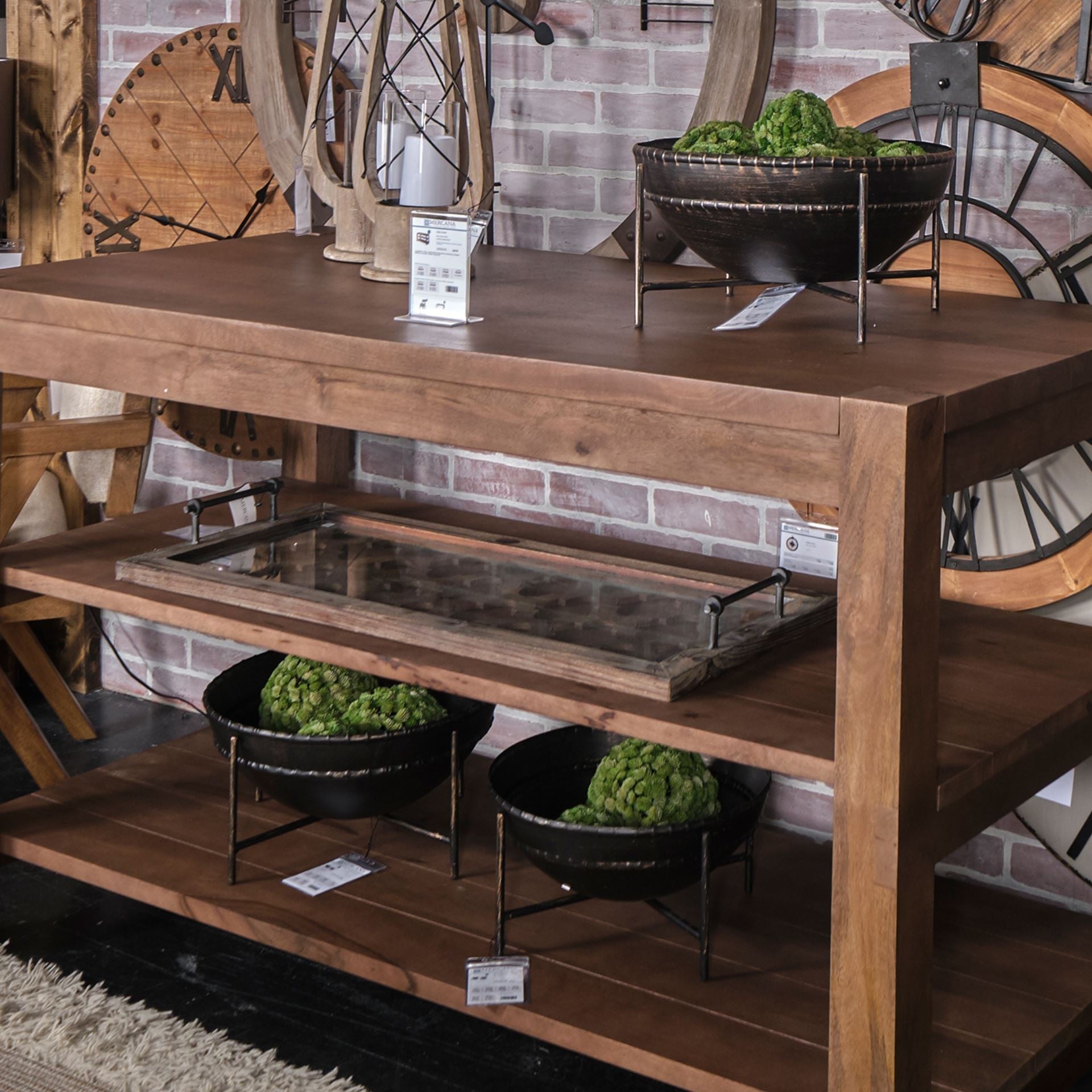 Set of Two Black Metal Decorative Bowl-Sculptures-DECOROLALA