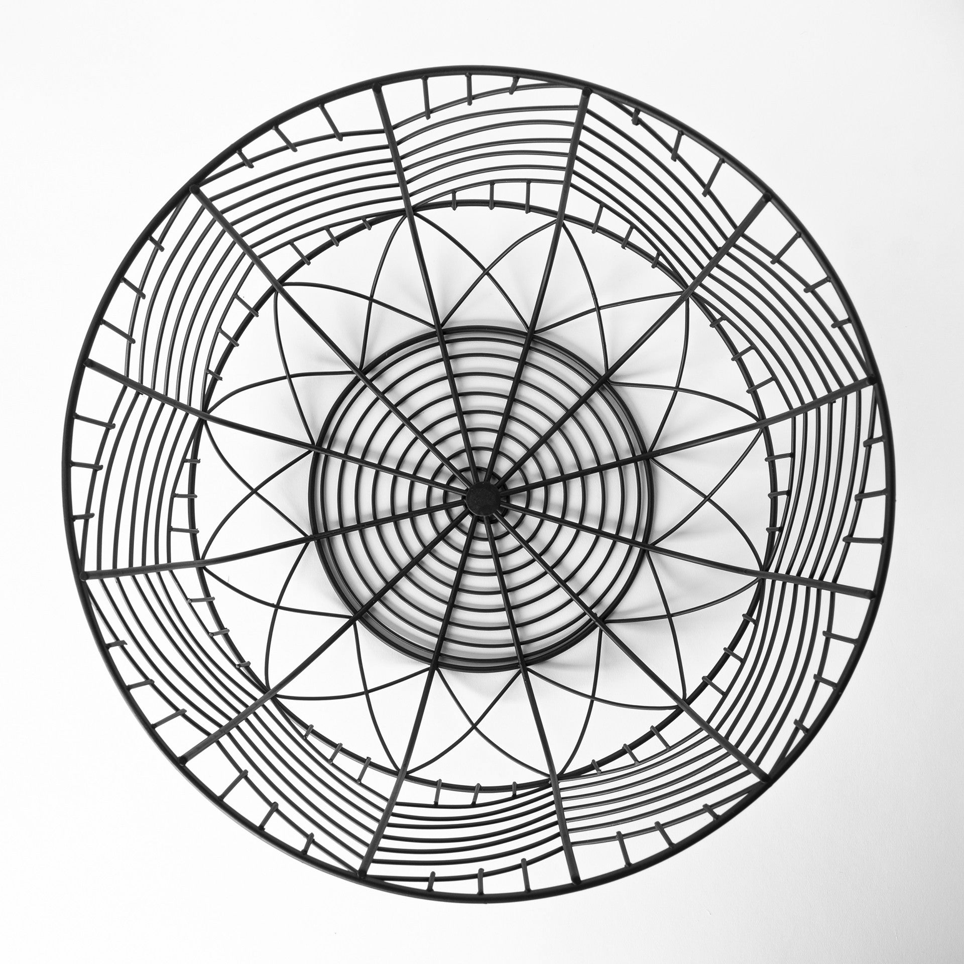 Set of Two Black Metal Tabletop Sculpture-Sculptures-DECOROLALA