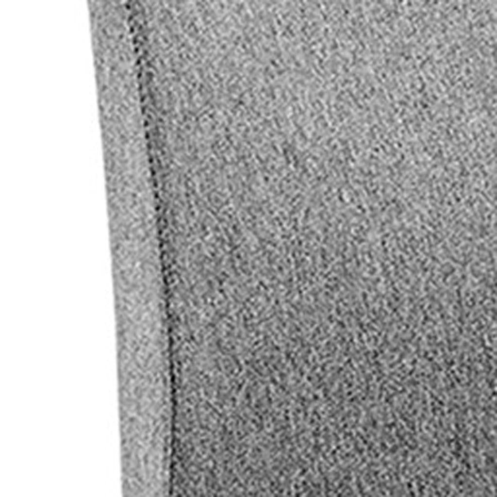 Set of Two Brown and Black Upholstered Fabric Dining Side Chairs-Dining Chairs-DECOROLALA