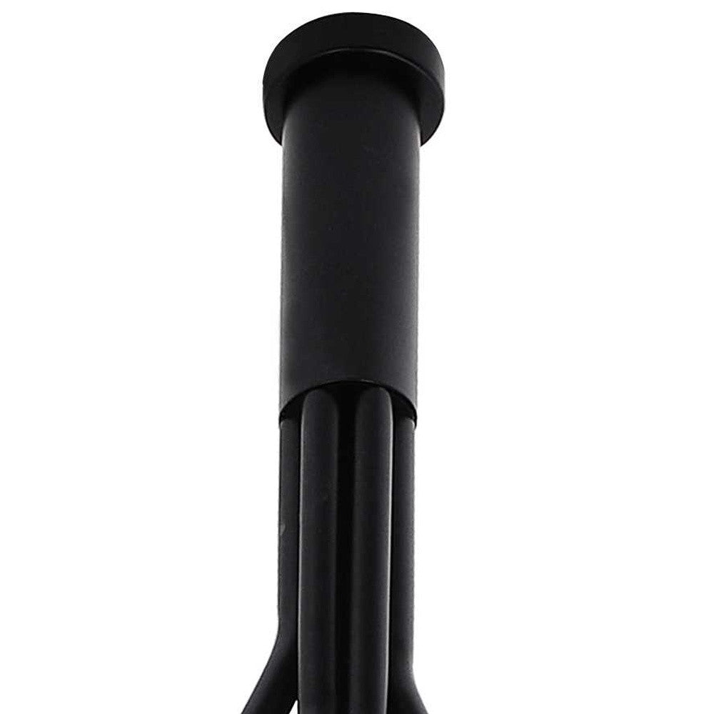 Shaded Empire Six Light Metal and Glass Flush Ceiling Light With Clear Shades-Chandeliers-DECOROLALA