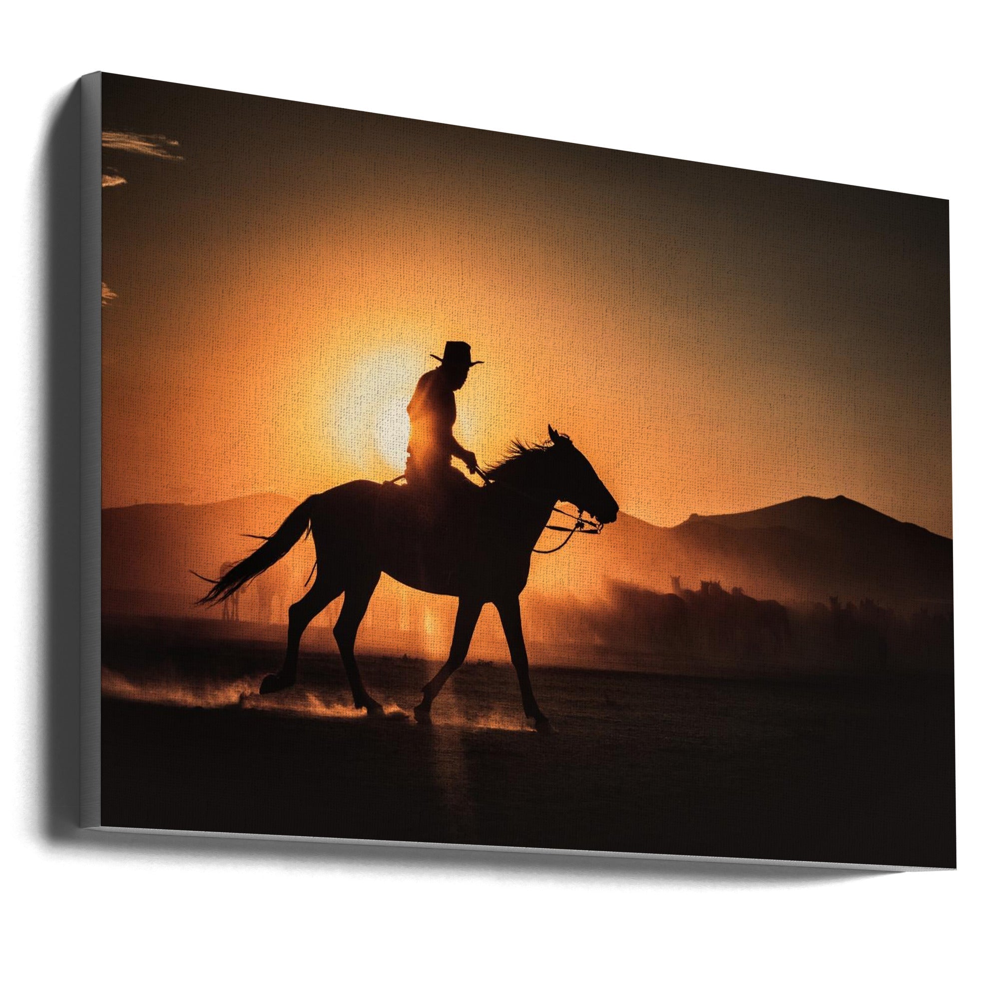 Shadow of rider-Artwork-canvas-DECOROLALA