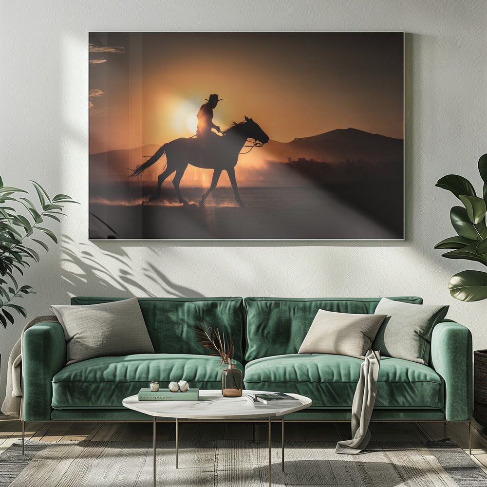 Shadow of rider-Artwork-canvas-DECOROLALA