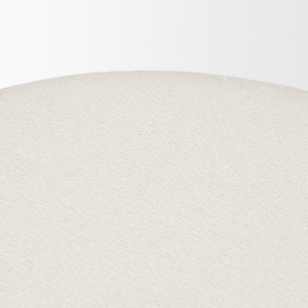 Shaiden Brown Wood w/ Cream Fabric Stool-Stools & Ottomans-DECOROLALA