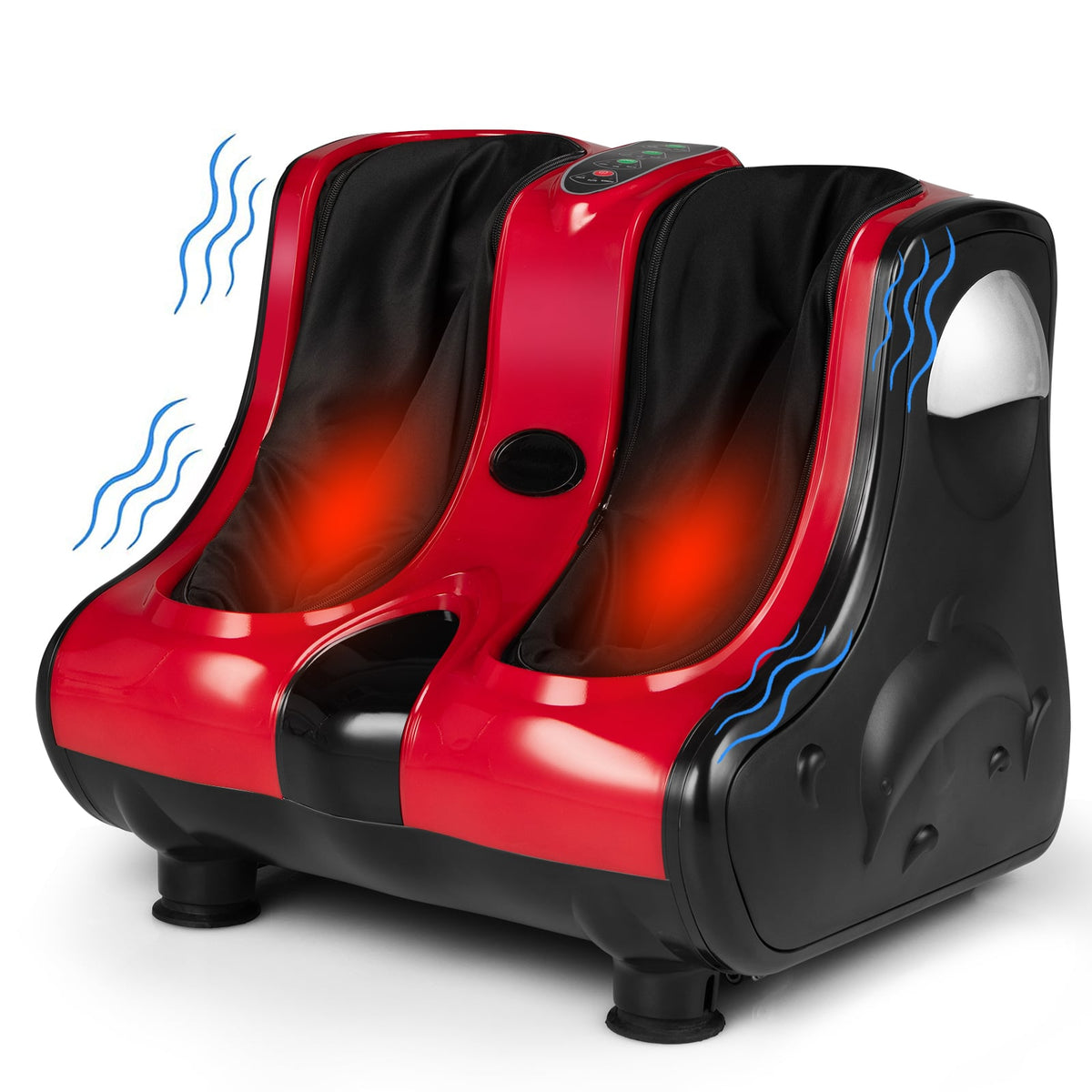 Shiatsu Kneading Rolling Vibration Heating Foot Massager-Foot Massager-DECOROLALA