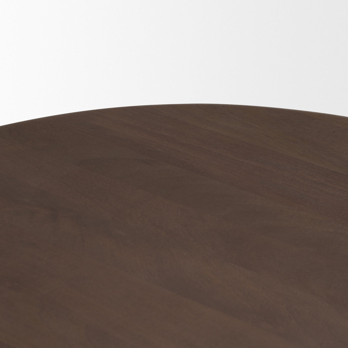 Shima Oval Dark Brown Wood w/ Arched Legs Coffee Table-Coffee Tables-DECOROLALA