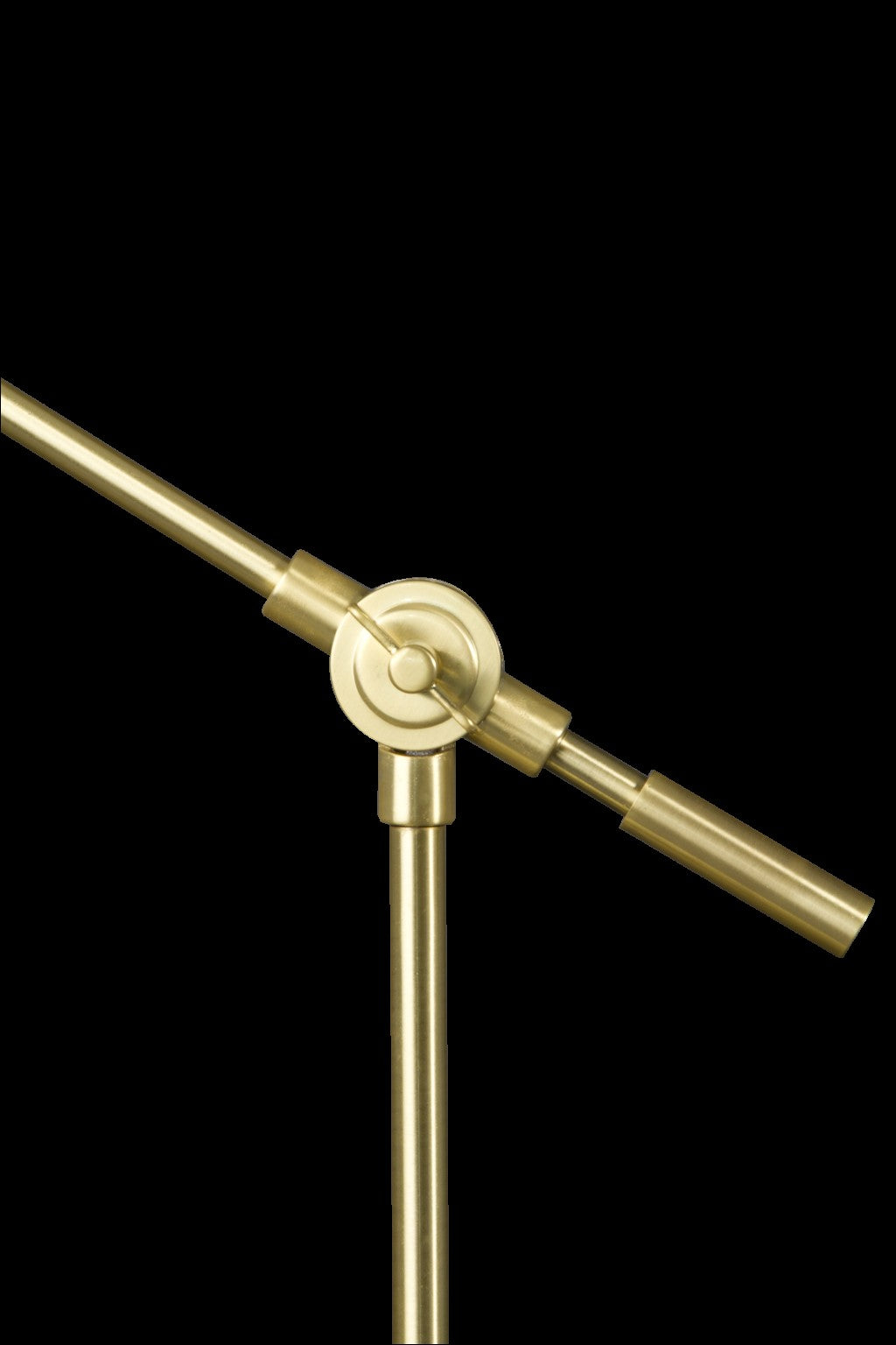 Shiny Satin Brass LED Adjustable Desk Lamp-Table Lamps-DECOROLALA