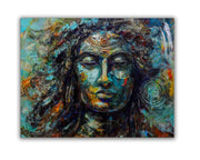 Shiva Canvas Wall Art-Indian Art- Religious Photo-Canvas Print-DECOROLALA