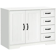 Sideboard Buffet Cabinet - White 41.3"-DECOROLALA