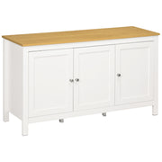 Sideboard Buffet Cabinet White Natural 47.2"W-DECOROLALA