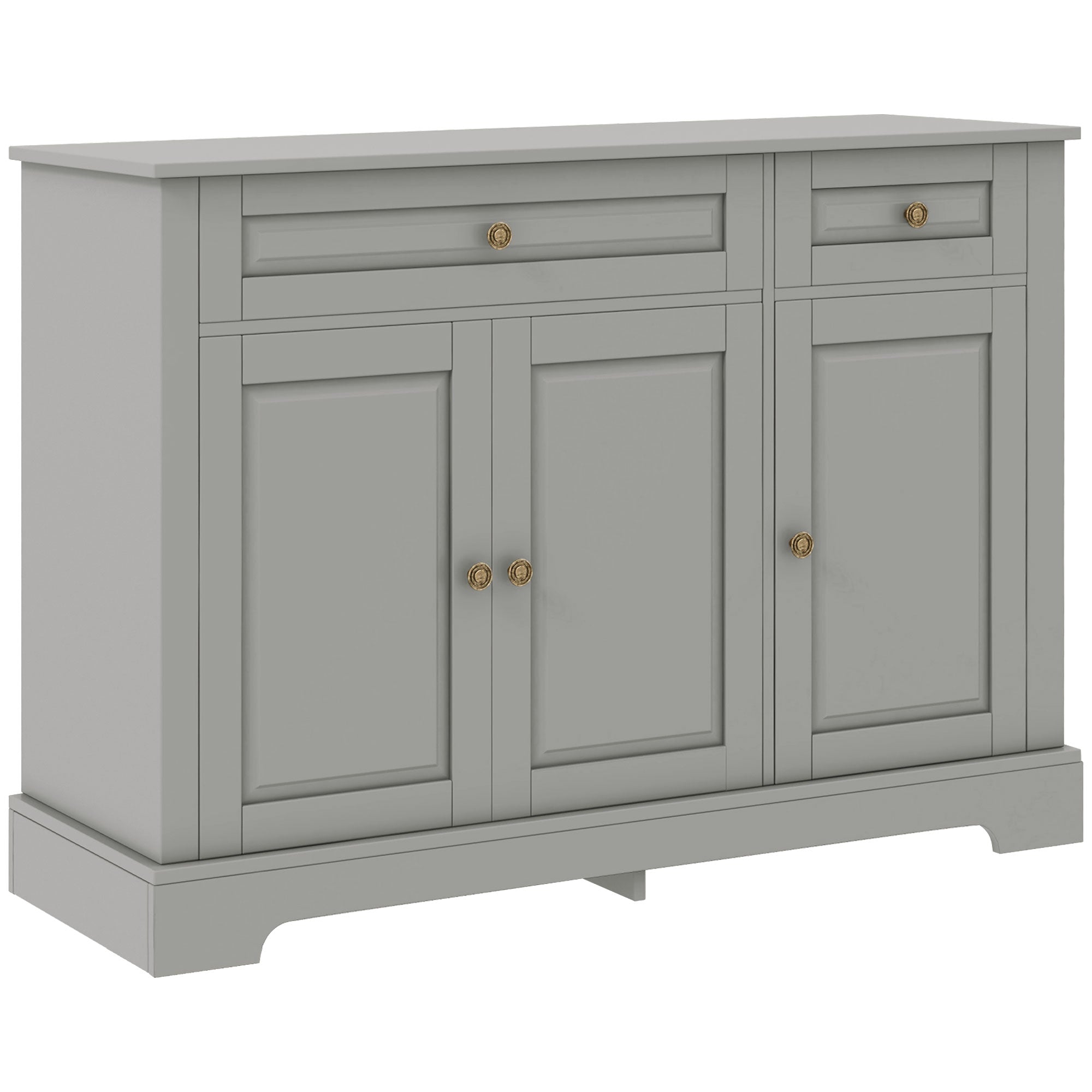 Sideboard Cabinet - Grey 45.3" W-DECOROLALA