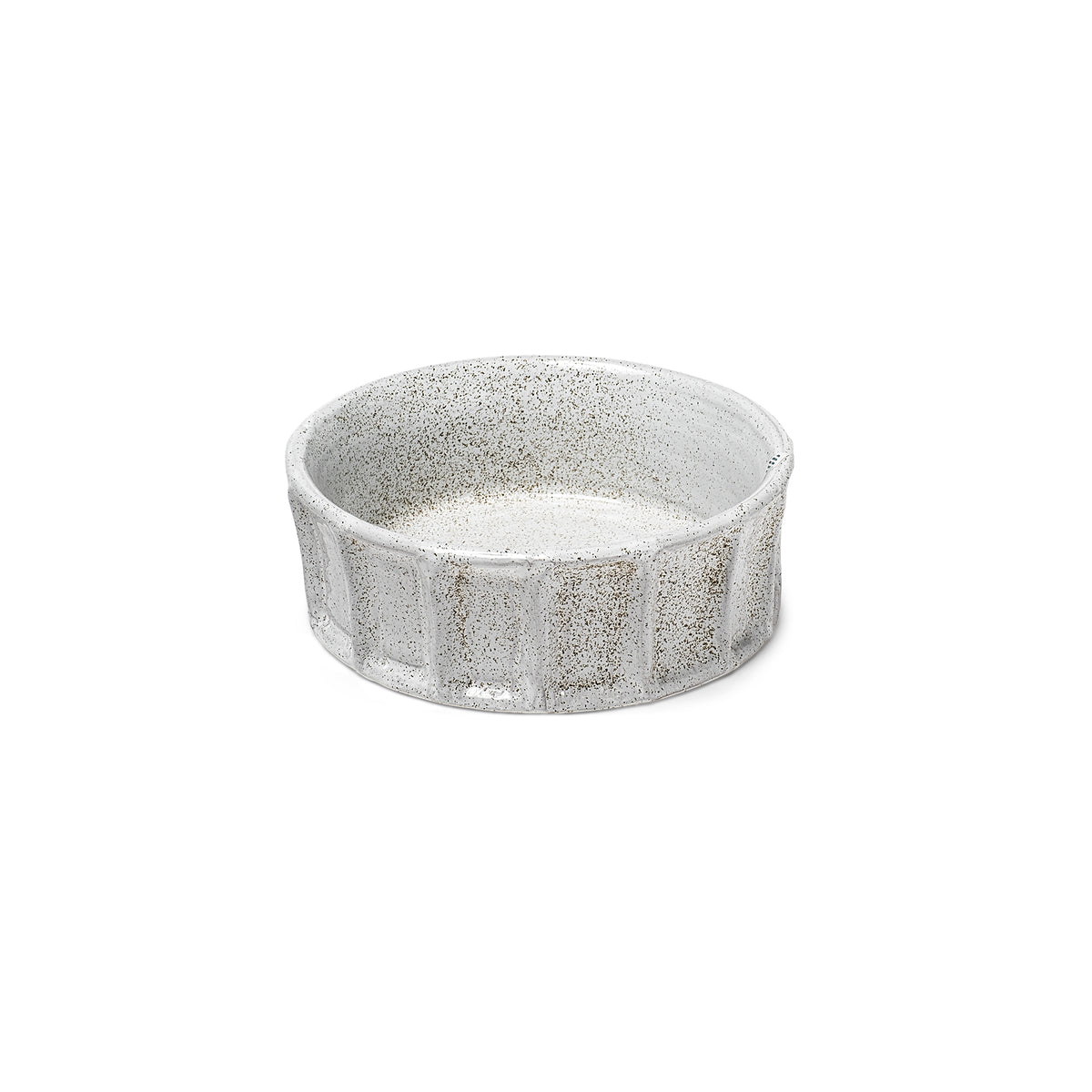Silone (Small) 9L x 9W White Ceramic Bowl-Bowls-DECOROLALA