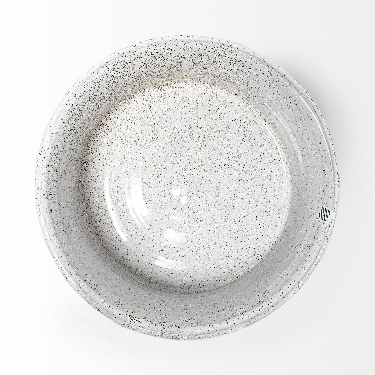 Silone (Small) 9L x 9W White Ceramic Bowl-Bowls-DECOROLALA