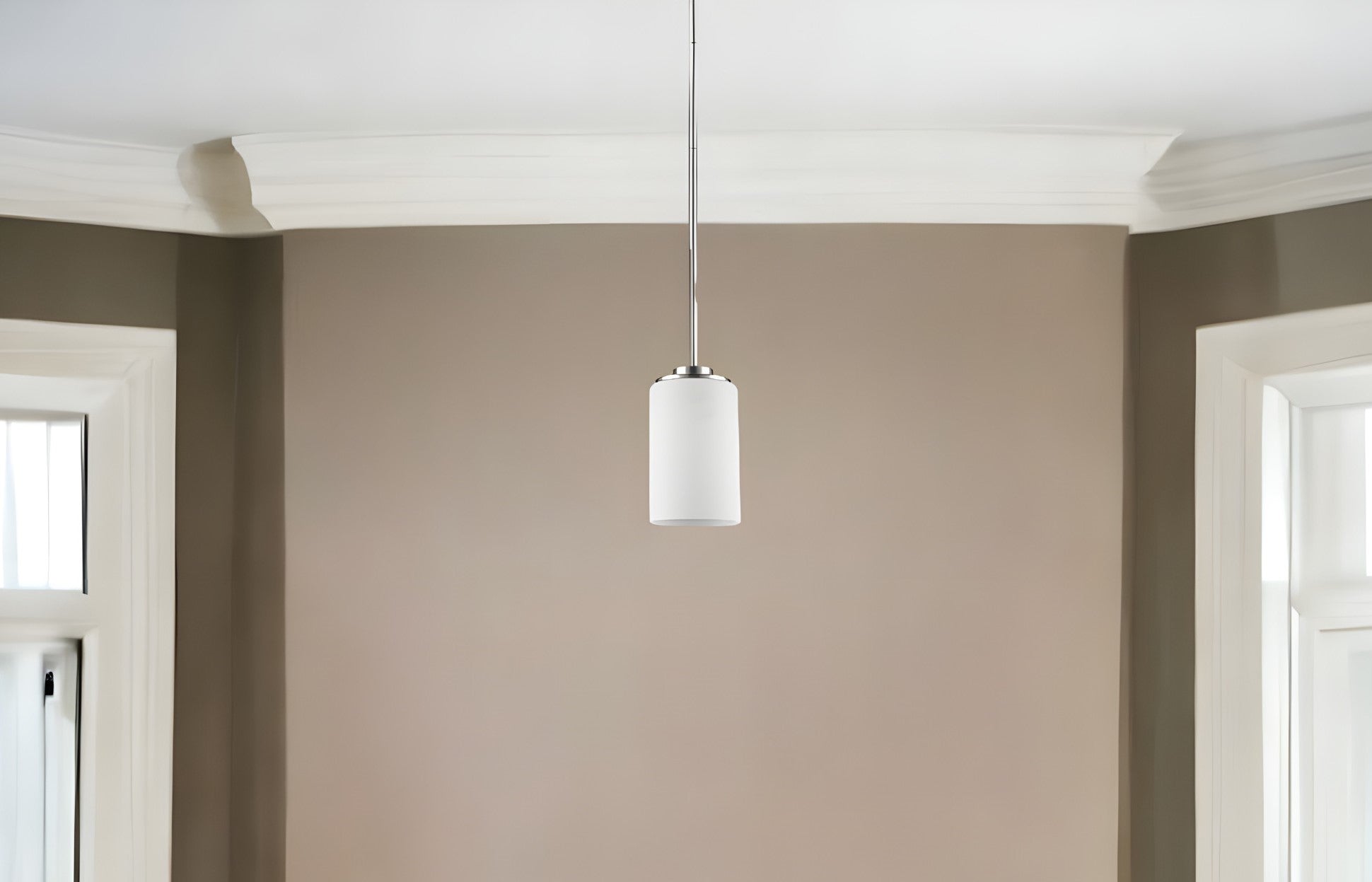 Silver Frosted Glass Hanging Light-Chandeliers-DECOROLALA