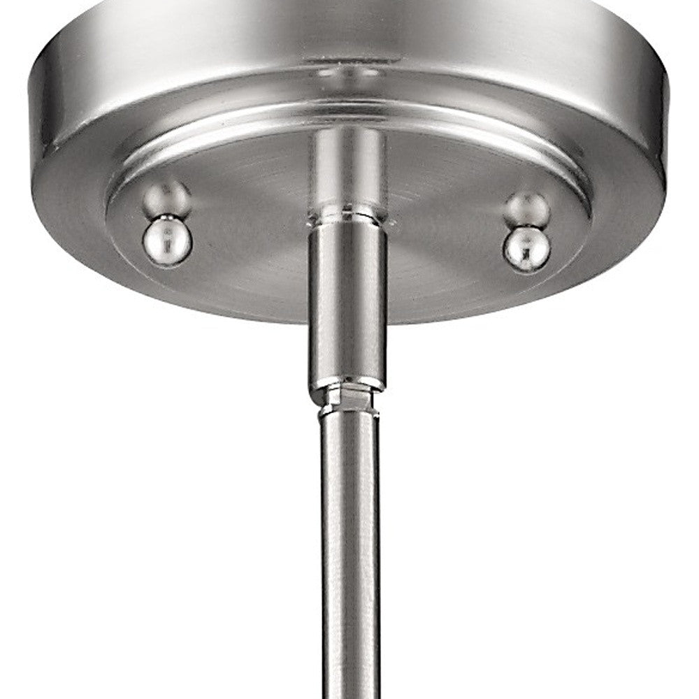 Silver Frosted Glass Hanging Light-Chandeliers-DECOROLALA