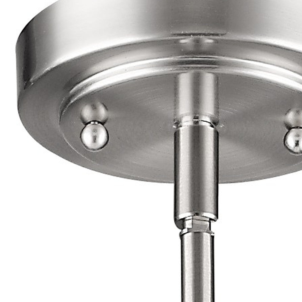 Silver Frosted Glass Hanging Light-Chandeliers-DECOROLALA